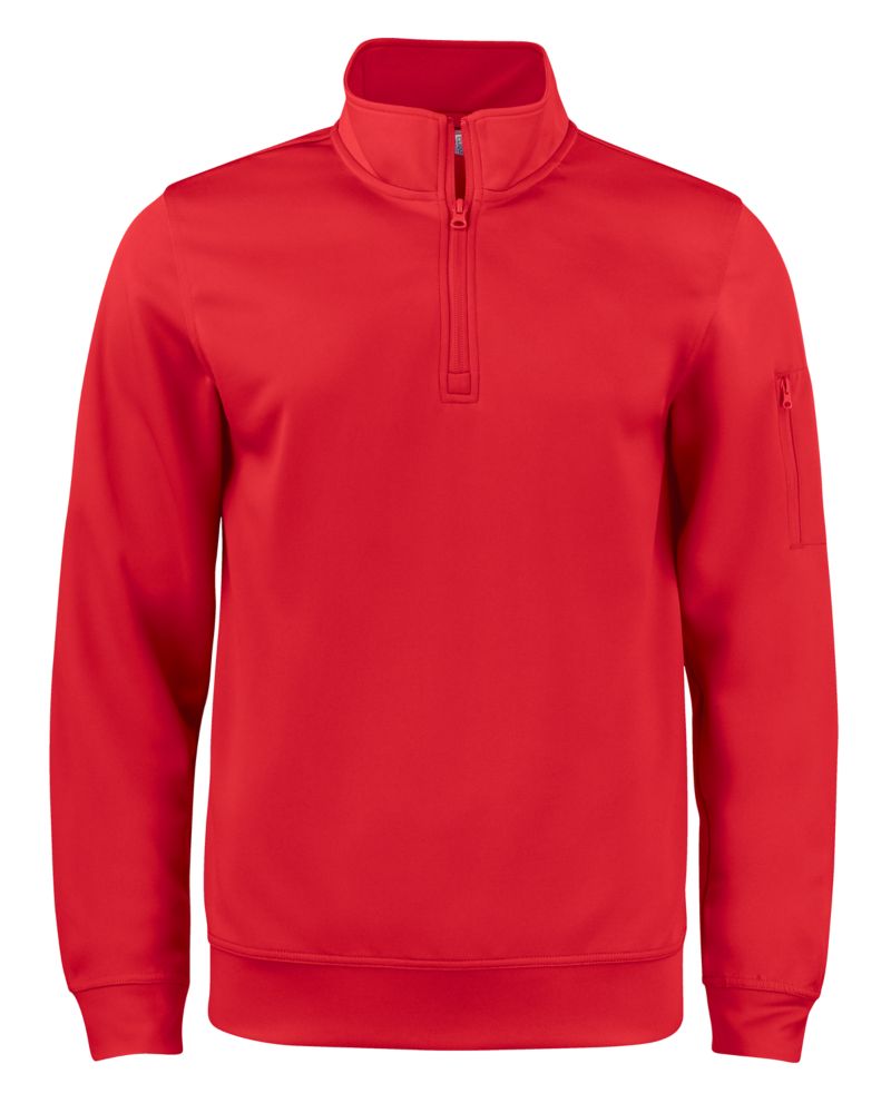 Clique Lift Solution-dyed Performance Unisex Half Zip Sweatshirt 34