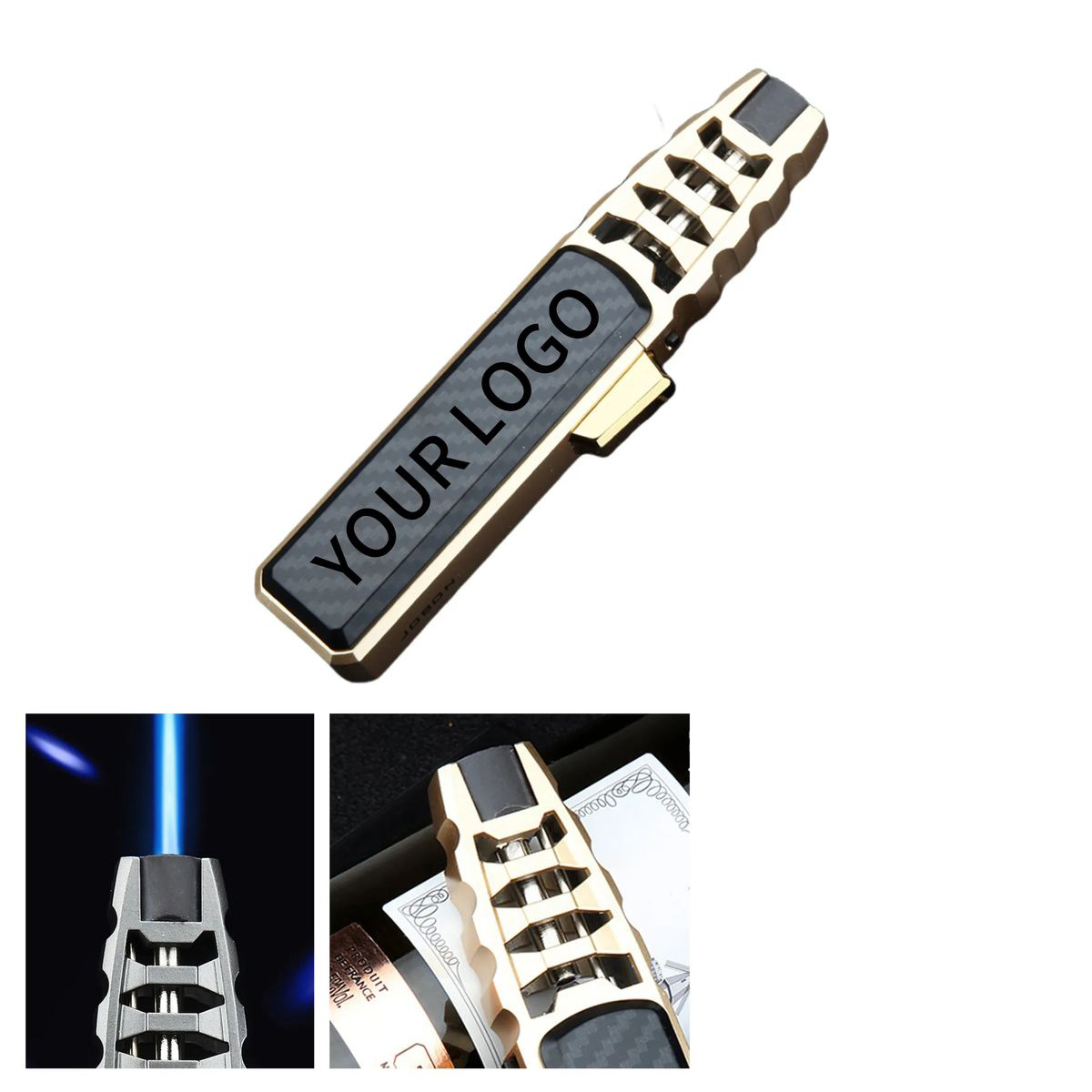 Refillable Windproof Lighter for Kitchen or Camping 2