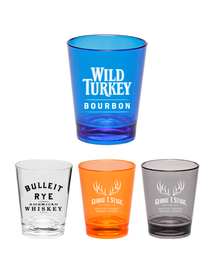 Colored Plastic Shot Glasses 1.5 oz. 2