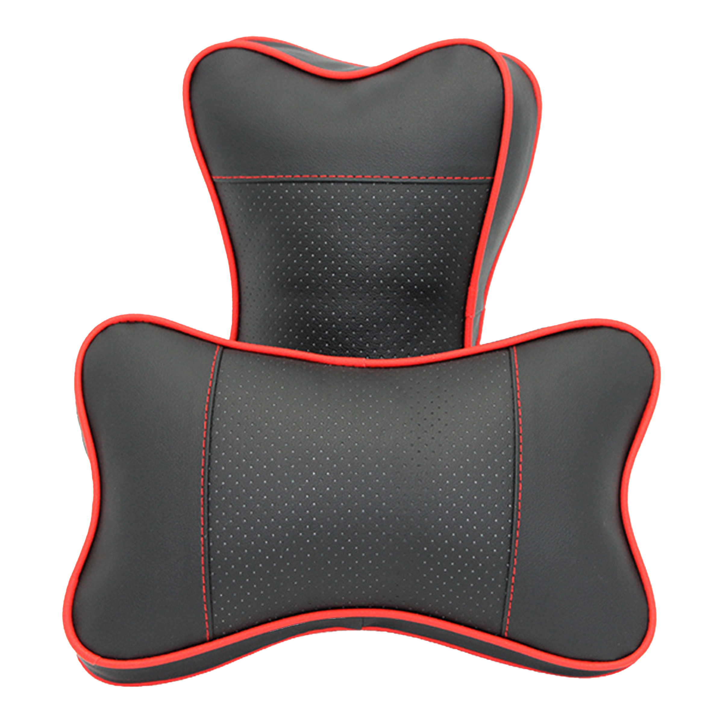 Faux Leather Car Neck Protection Pillow 8