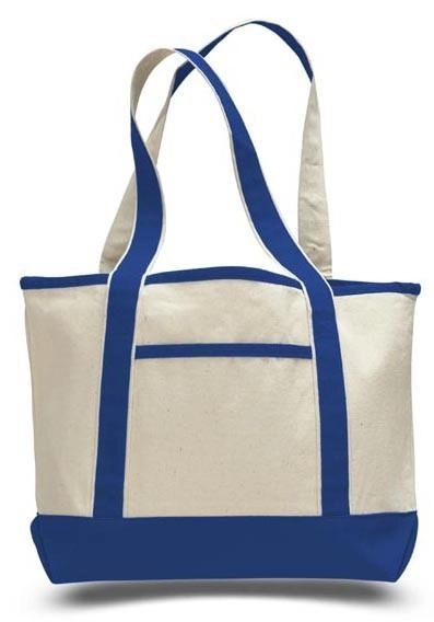 Canvas Boat Tote, custom tote bag with logo imprint 1