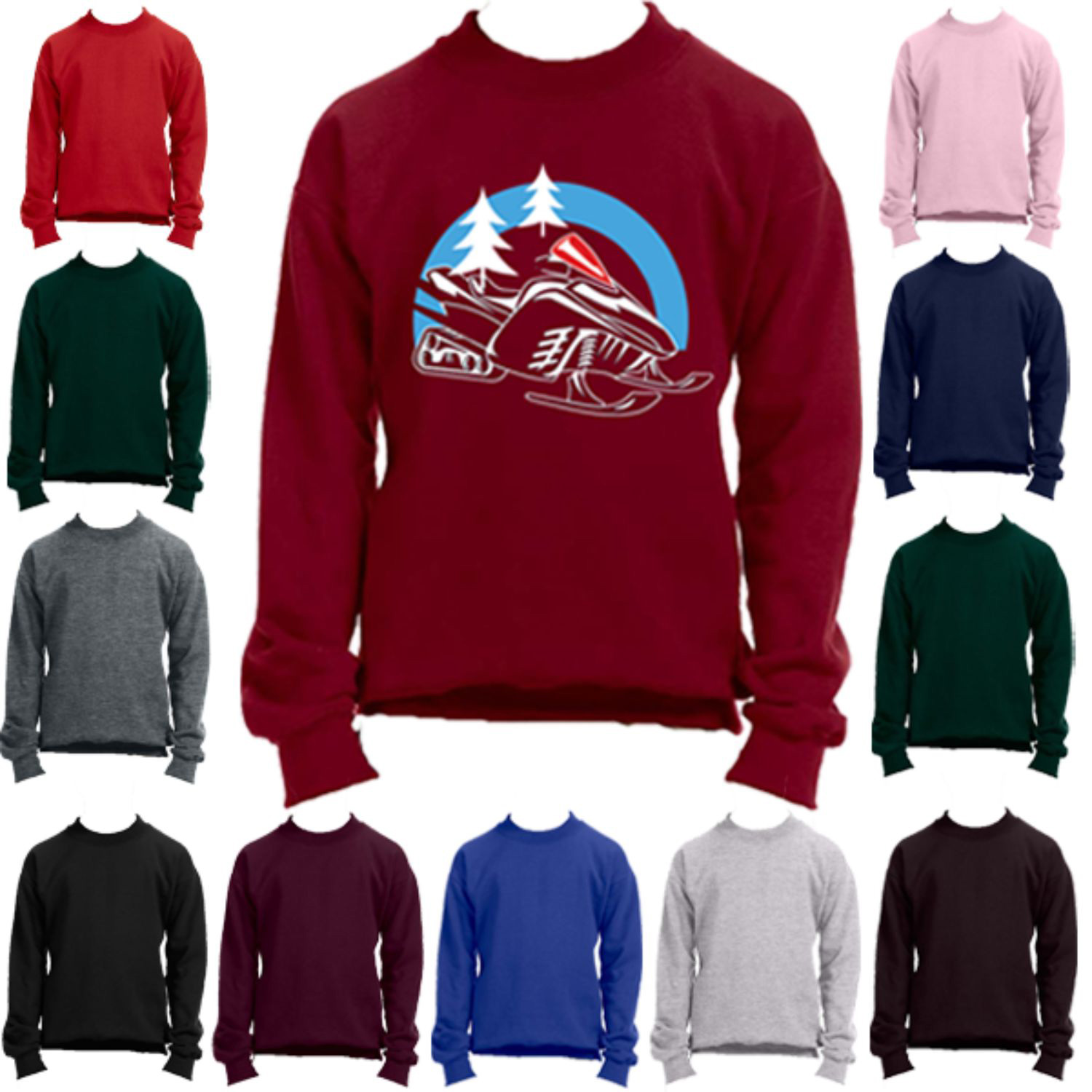 Youth Full Sleeve Crew Winter Sweatshirt 7.75 oz Boys 2