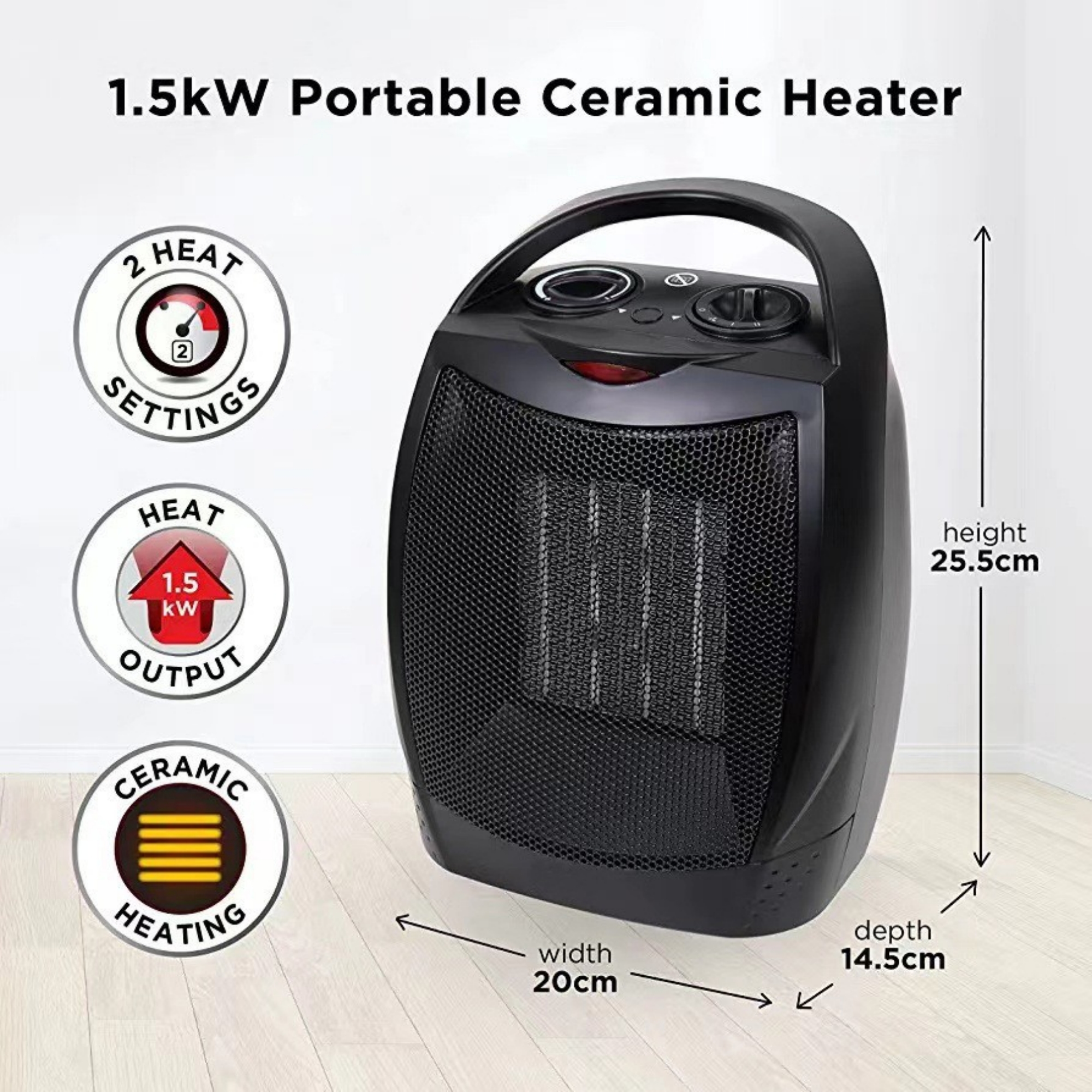 Portable Electric Heater Fan 3