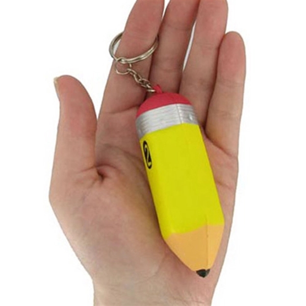 Pencil Stress Ball Key Chain 2