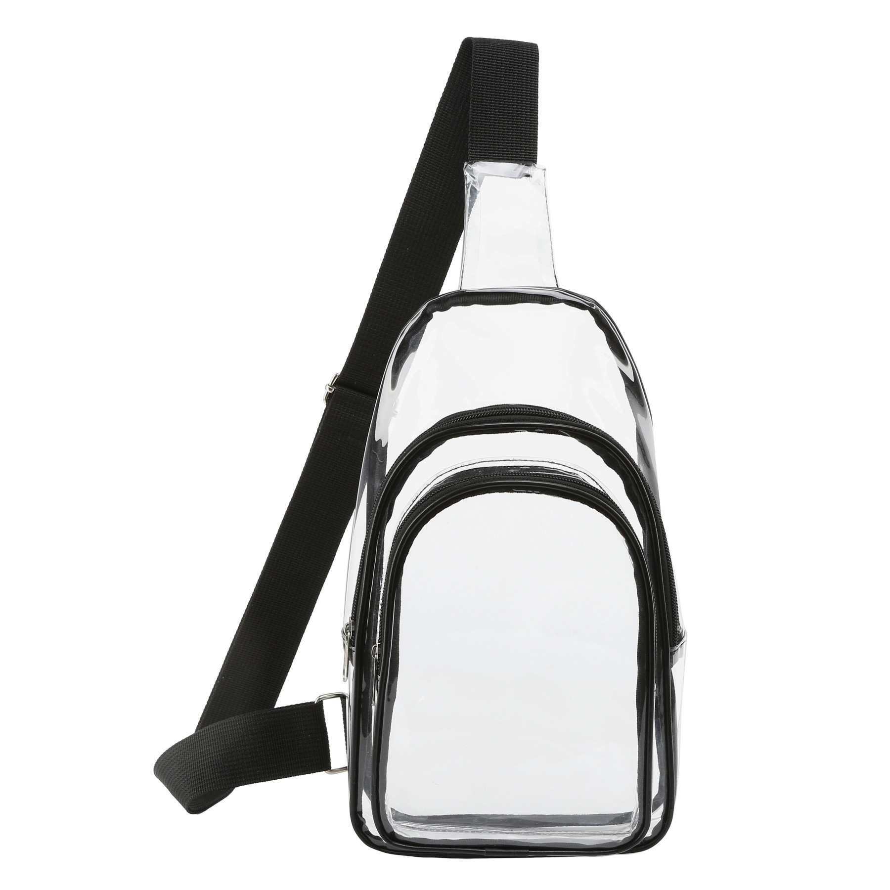 Clear PVC Crossbody Sling Bag Backpack 5