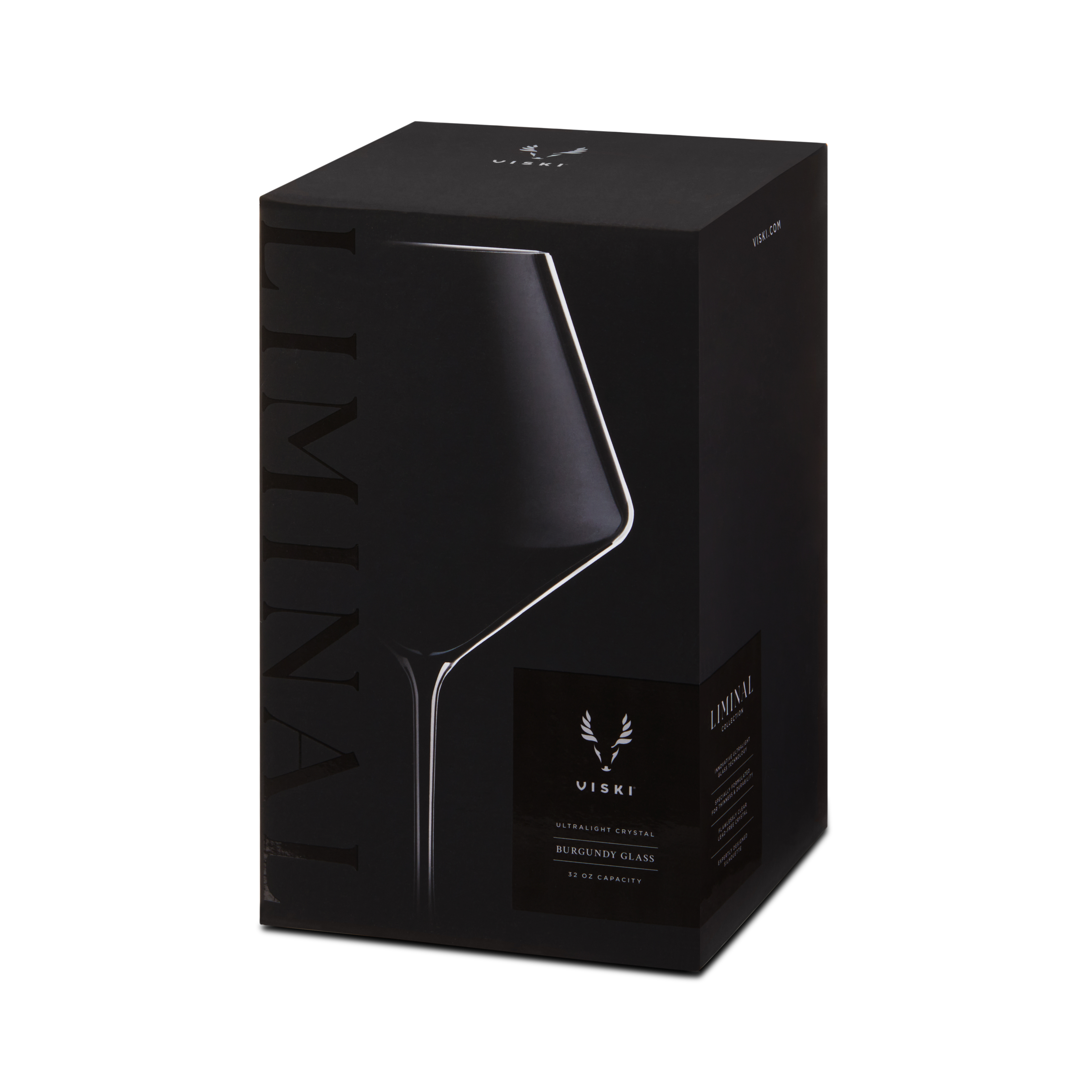 Viski® Reserve Liminal Ultralight Burgundy Glass 7
