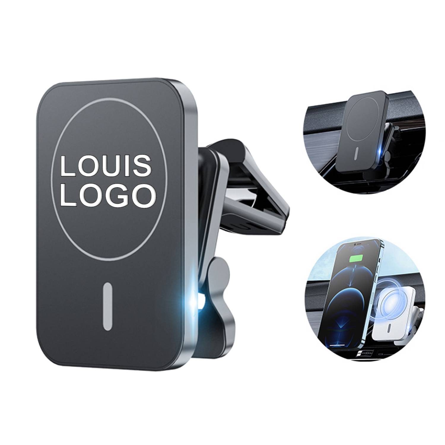 15W Wireless Magnetic Car Mount Fast Charger 10