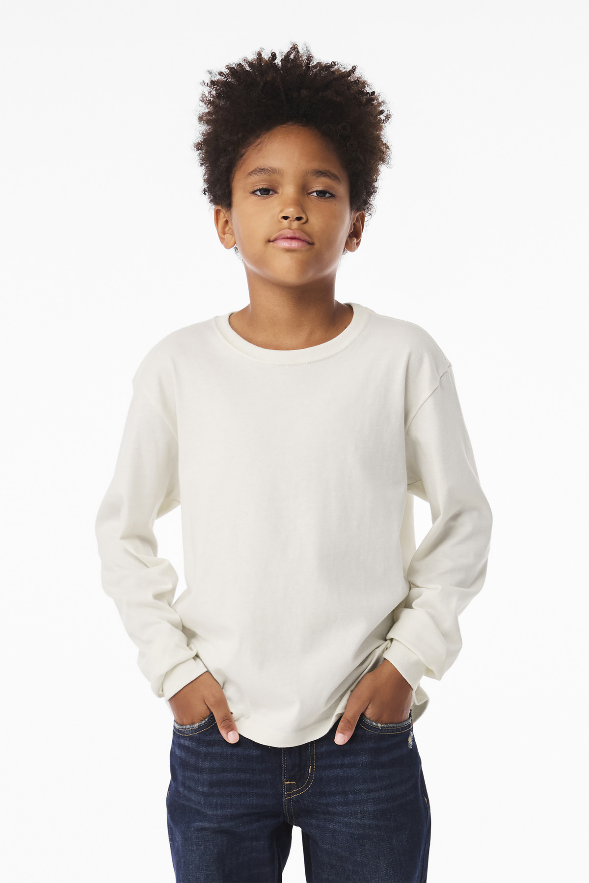 BELLA+CANVAS Youth 6-Ounce Heavyweight Long Sleeve Tee BC3511Y 14