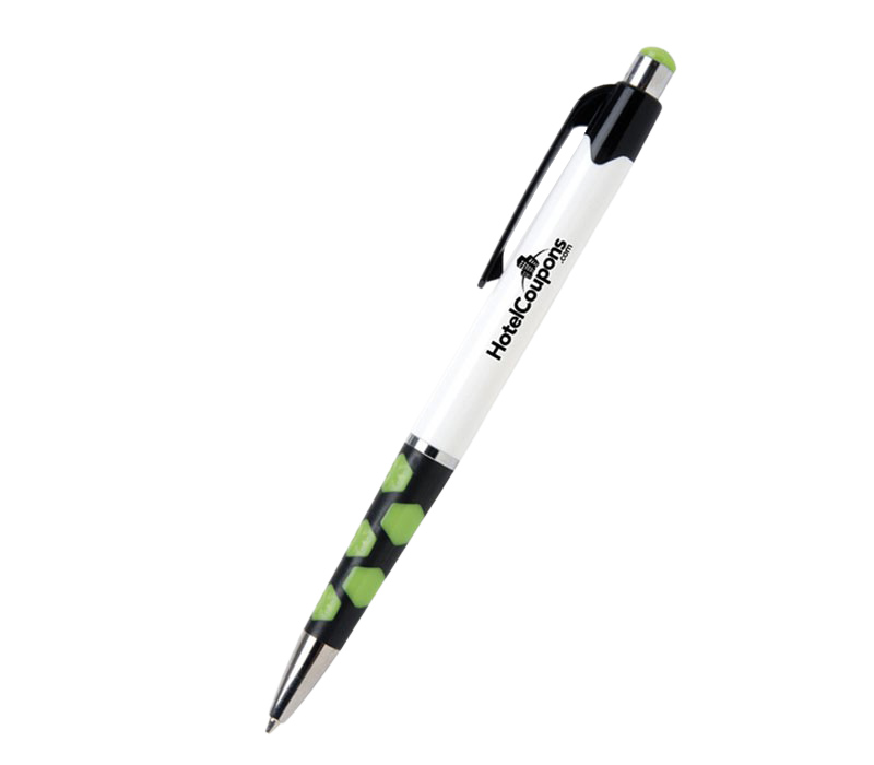 Hexagon Rubber Grip Pen 7
