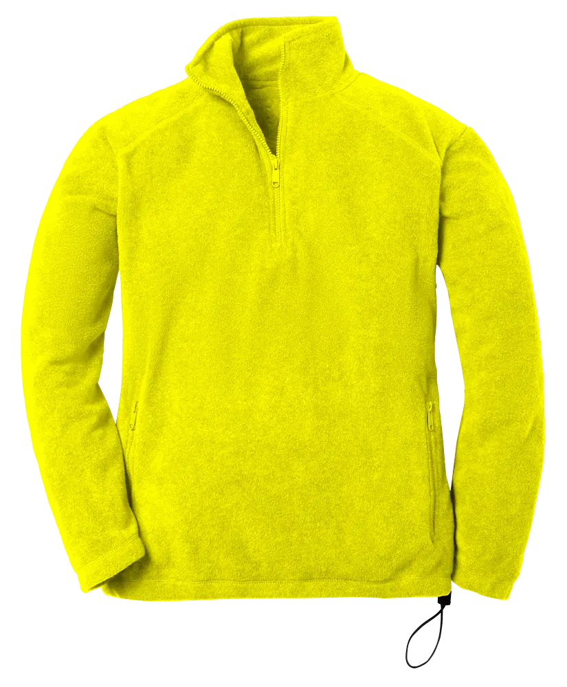 Adult Micro Fleece Zip Pullover 50