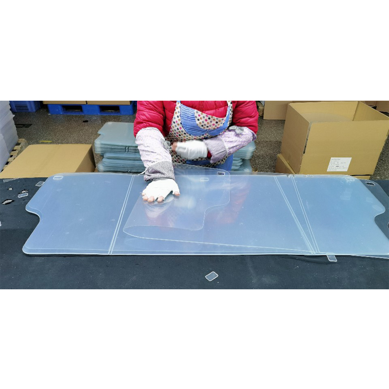 Sneeze Guard for School Business Desk/Table w/Adhesive Stands 2