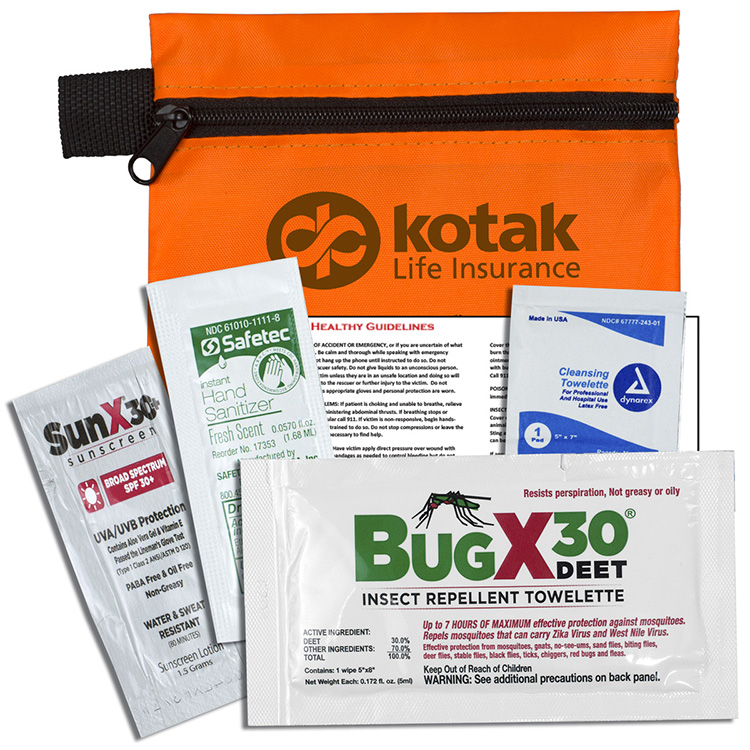 'Stay Safe Kit' 4 Piece Insect Repellent Kit in Zipper Pouch 33