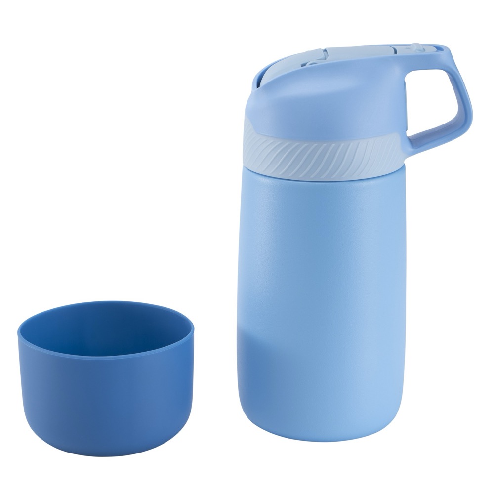 12 Oz 316 Ss Double Wall Water Bottle With Pop-Up Straw Lid For Kids 4