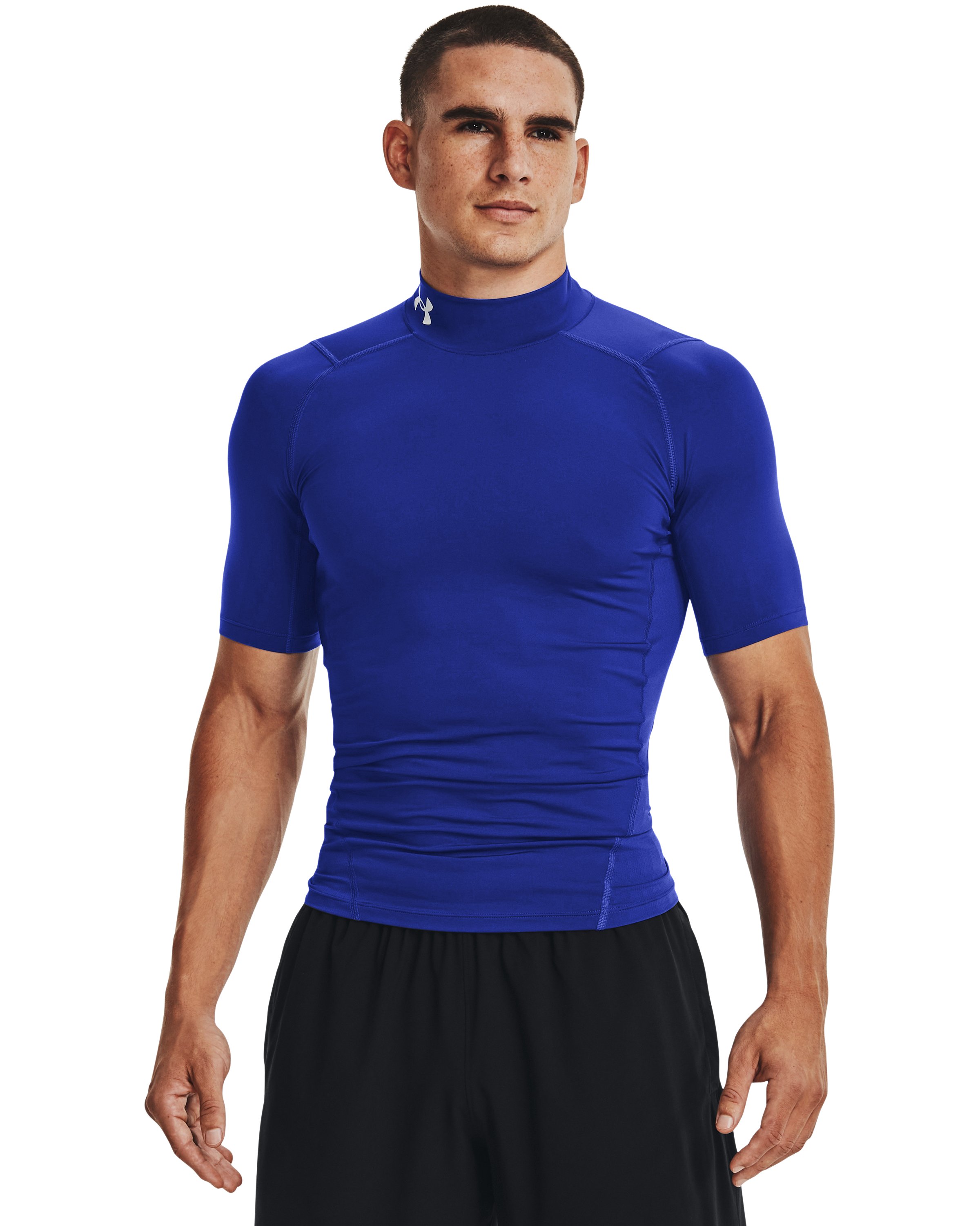 HeatGear Compression Men's Mock Short Sleeve 4