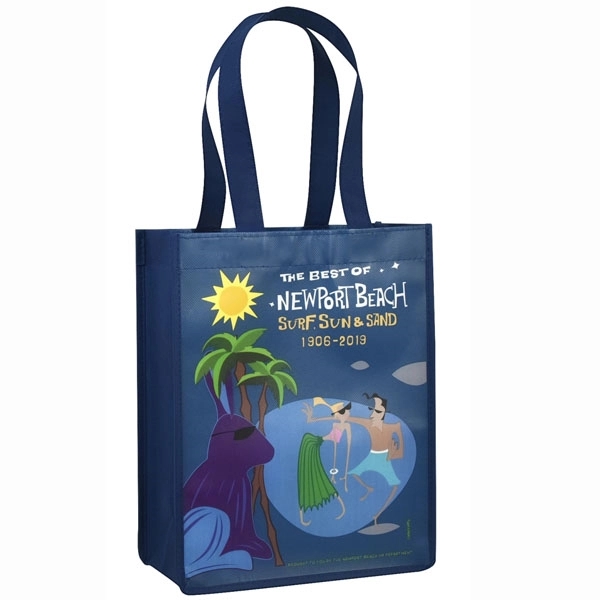 Custom Full Color Laminated Non Woven Tote Bag 4