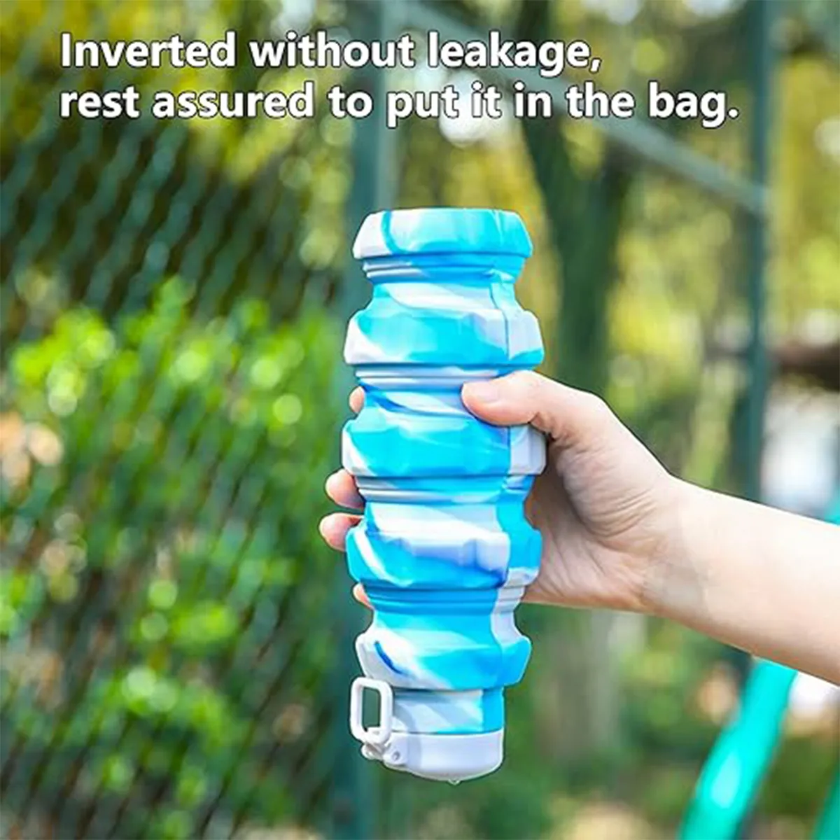 Folding Spiral Reusable Decompress Portable Sports Kettle 5