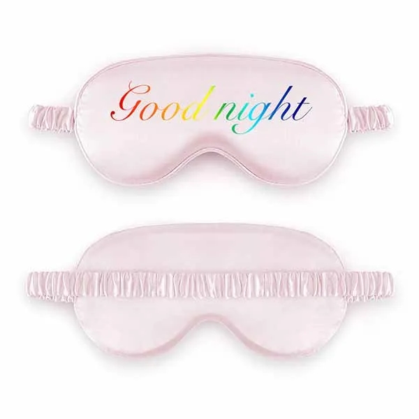 Sleep Masks Silk Eye Cover Satin Blindfold Elastic Strap 6