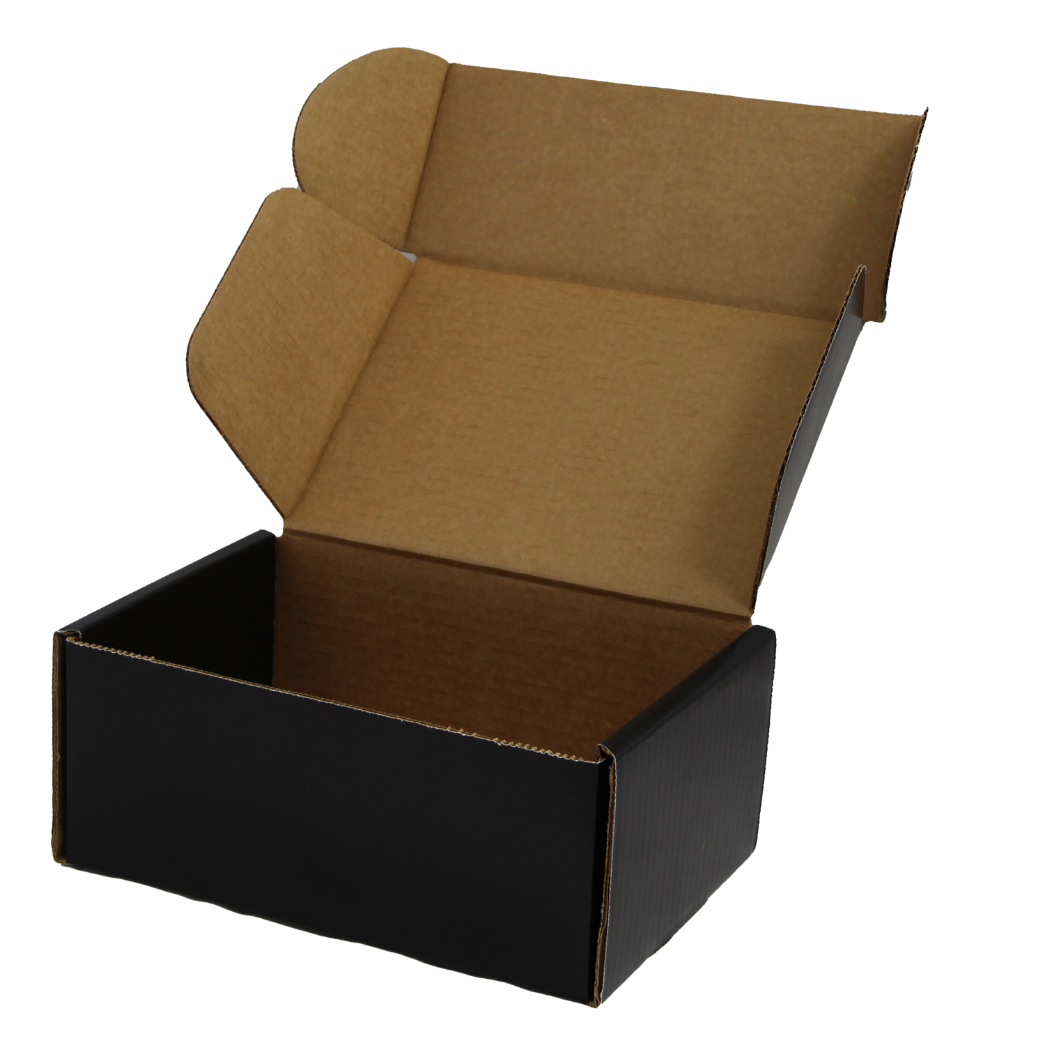 9 X 6.5 X 4" Black Mailer Box 2