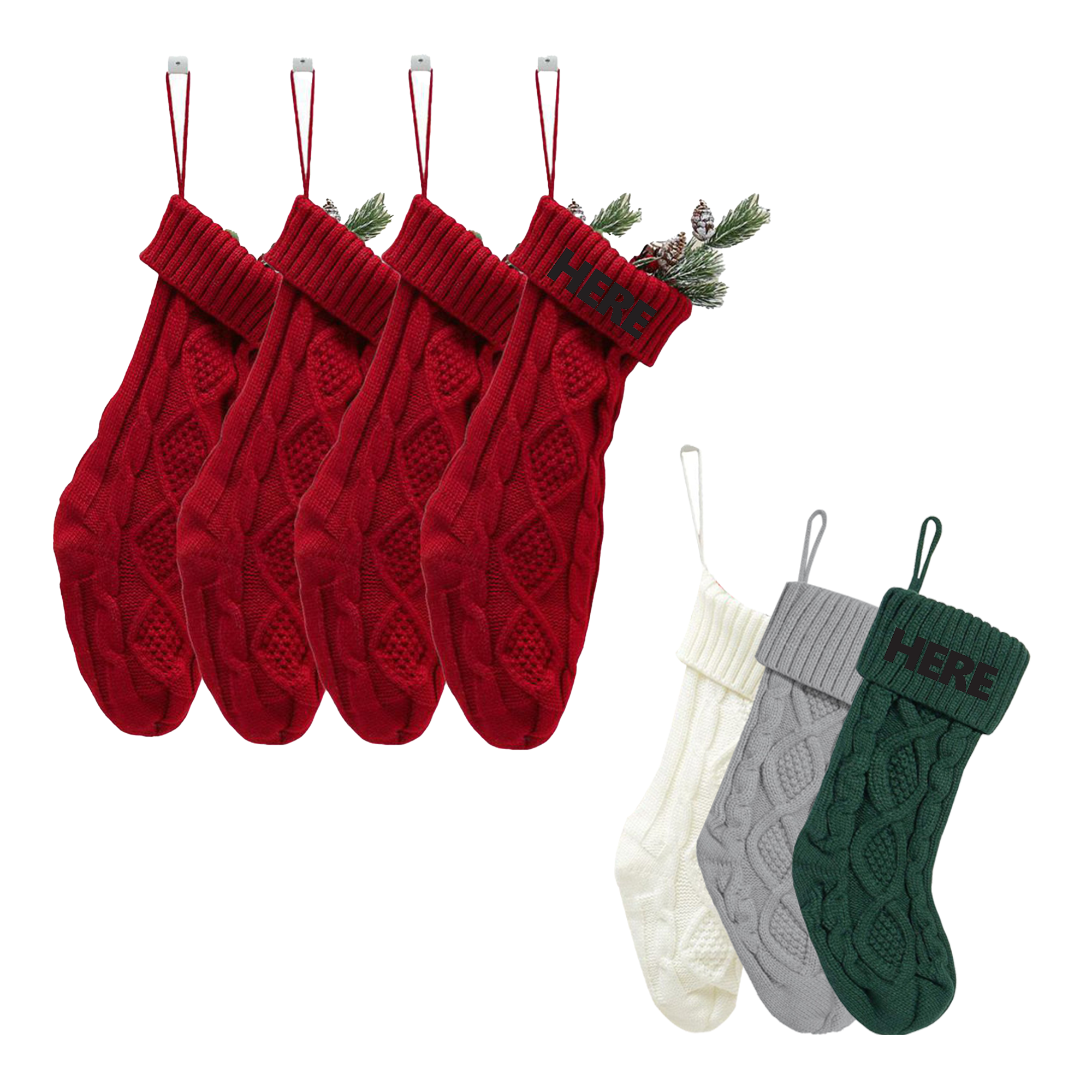 Christmas Sock Gift Bag 3