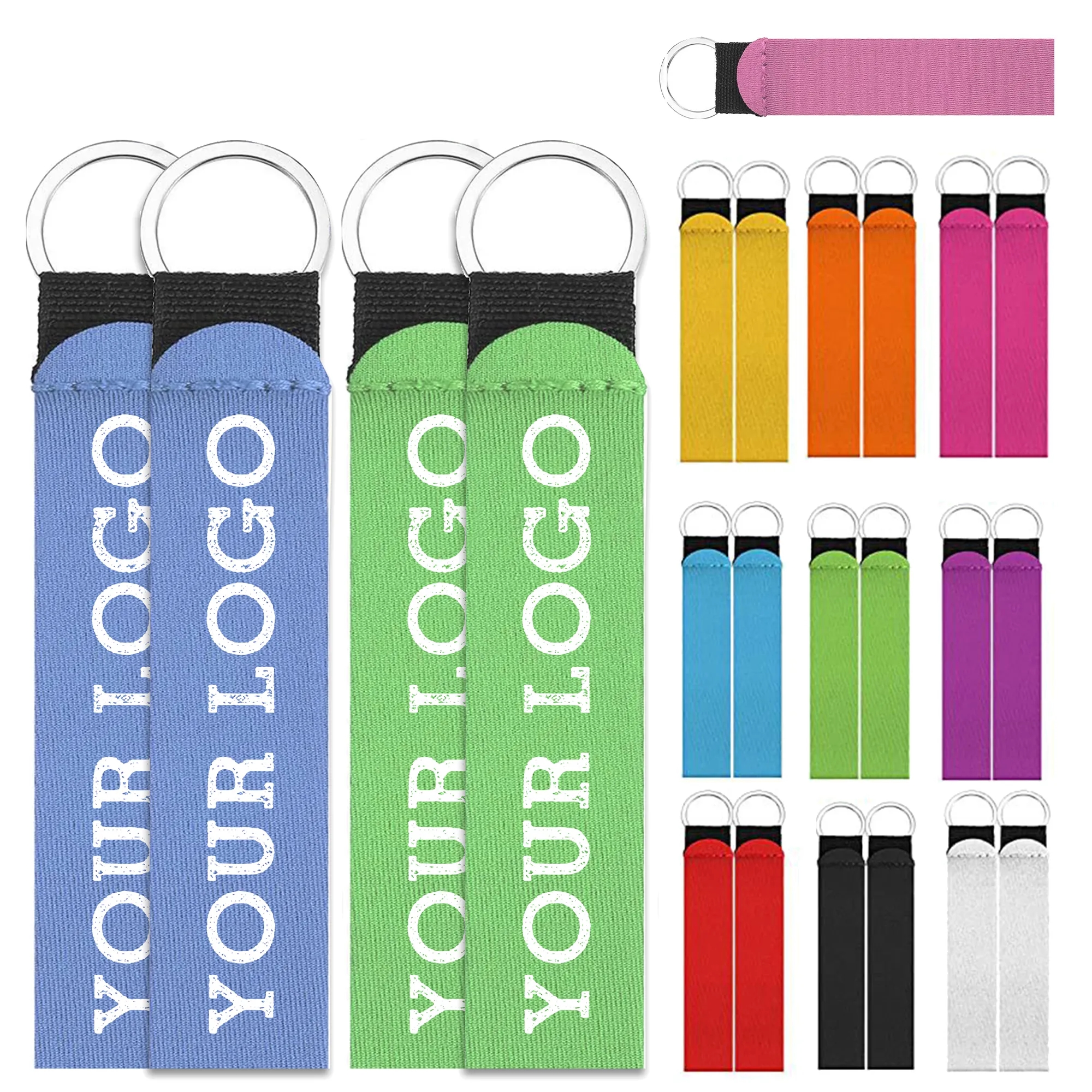 Neoprene Wrist Keychain 4