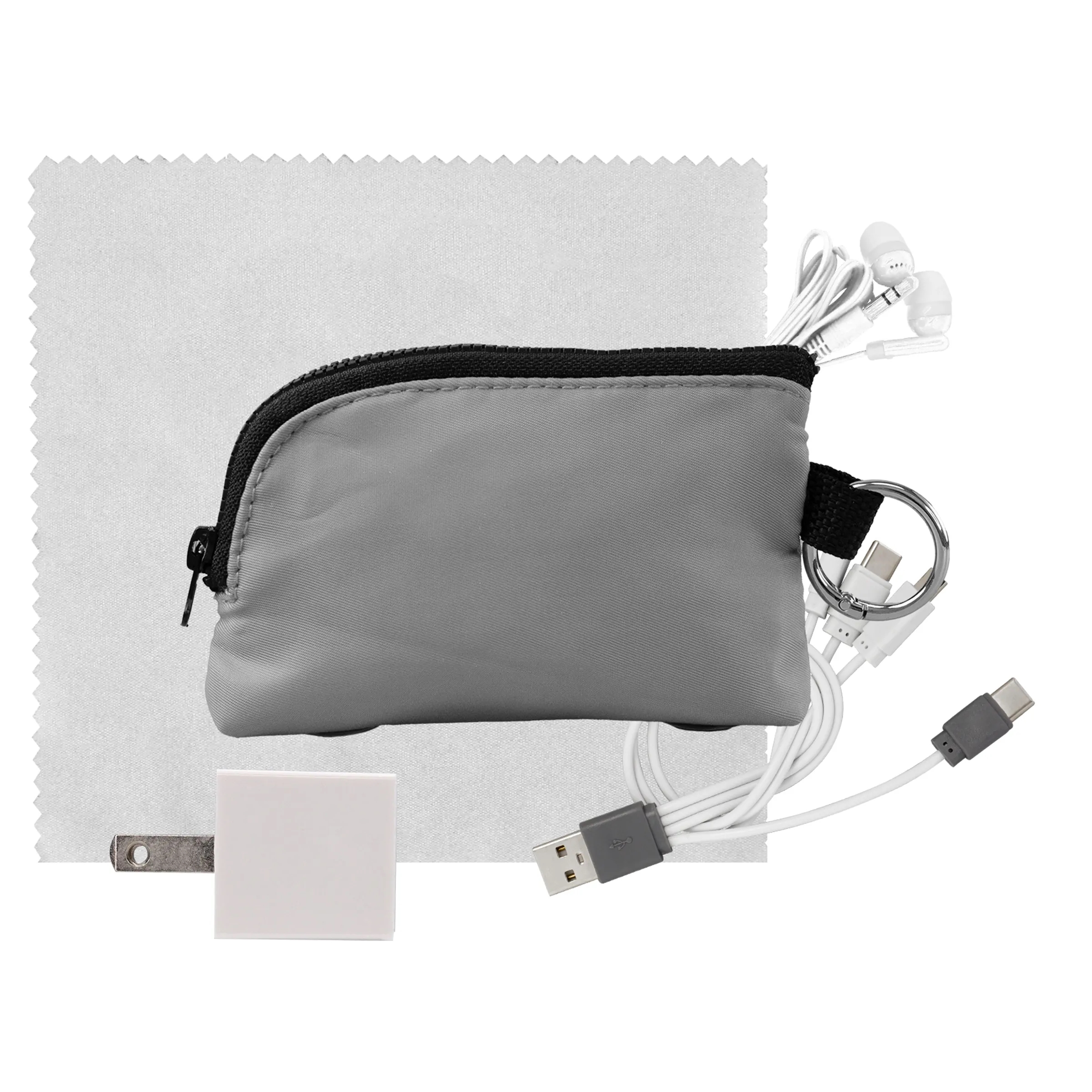 Zip Around Cable, Cloth, Wall & Ear Bud Kit 4
