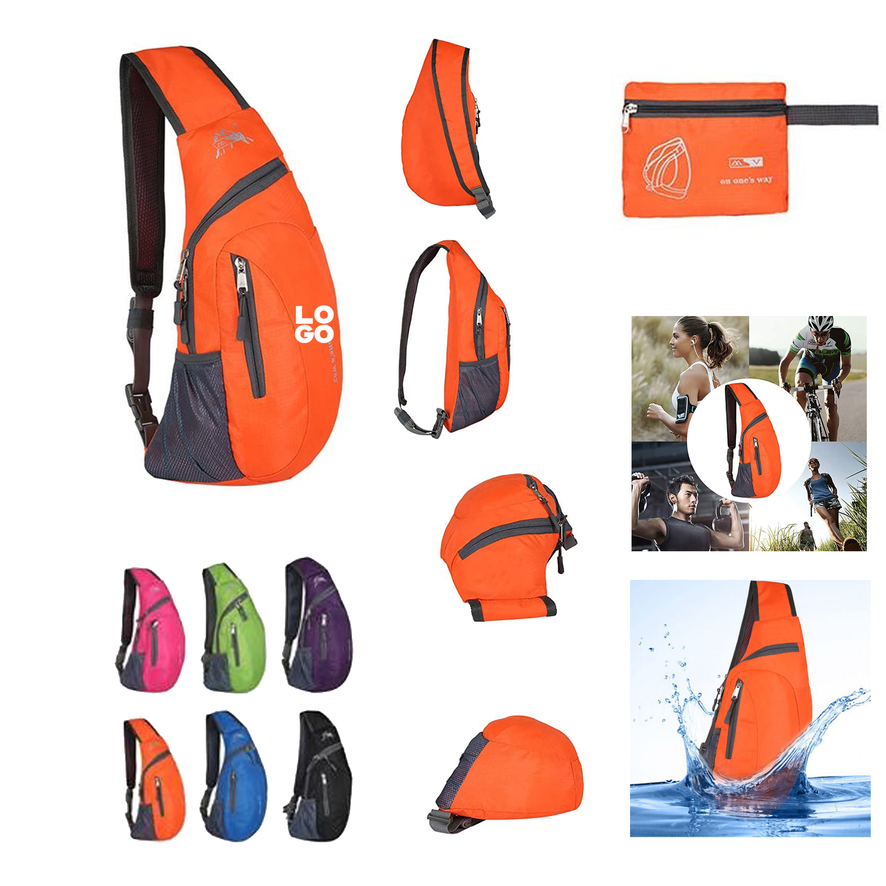 Lightweight Sling Backpack 2