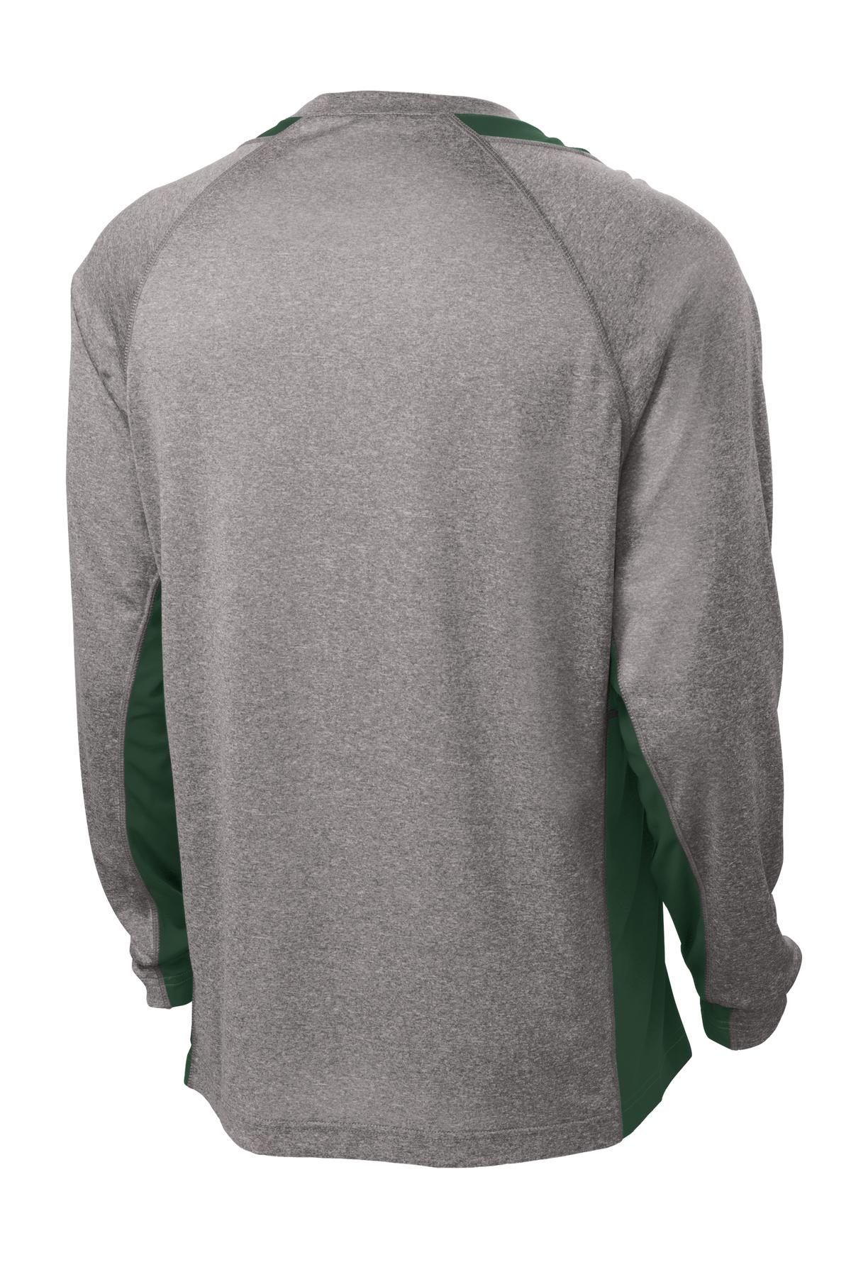 Sport-Tek Long Sleeve Heather Colorblock Contender Tee. ST361LS 27