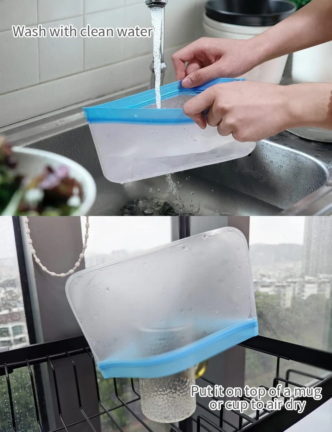 Reusable Storage Bags Stand Up 5