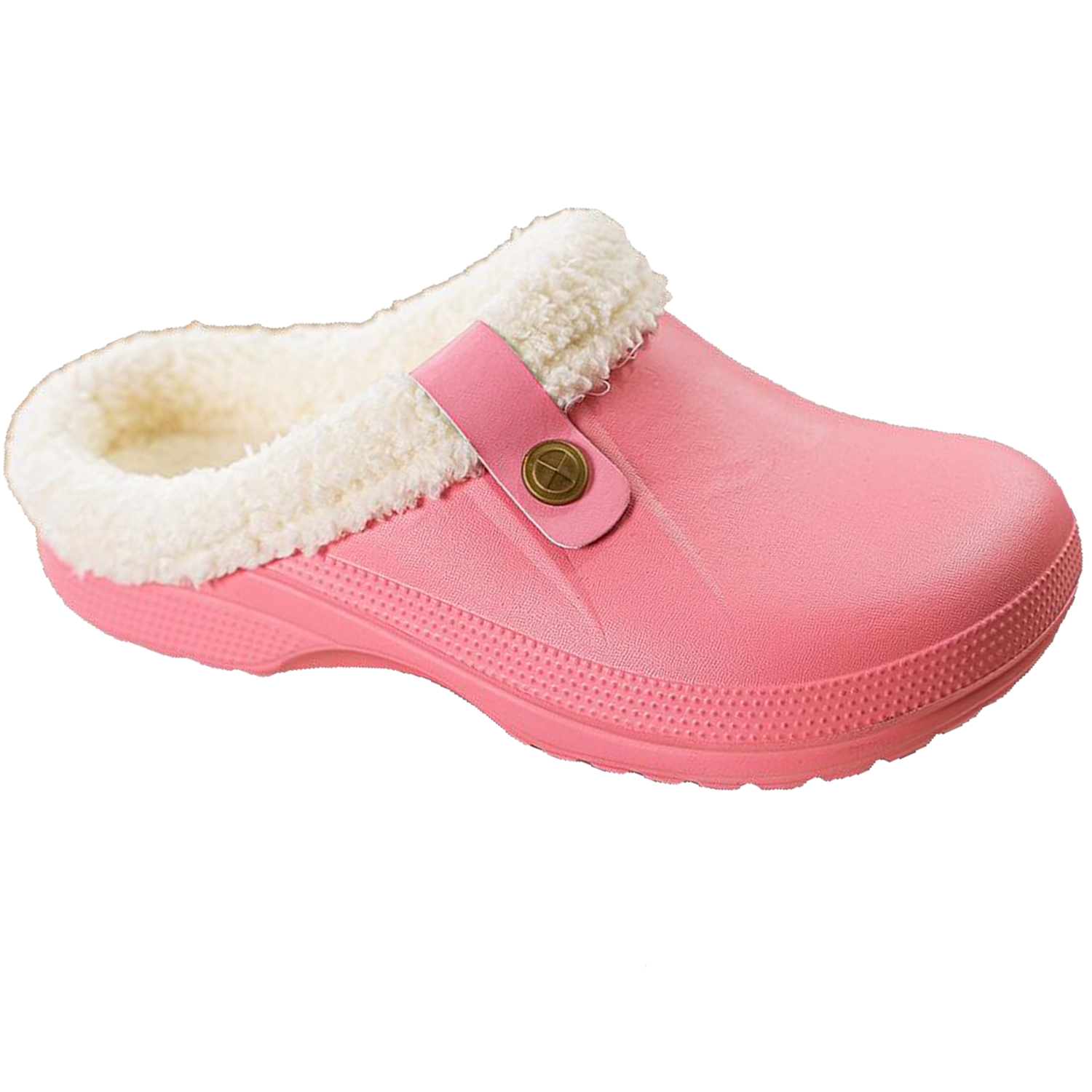 Classic Fur Lined Clog Waterproof Winter House Slippers 6