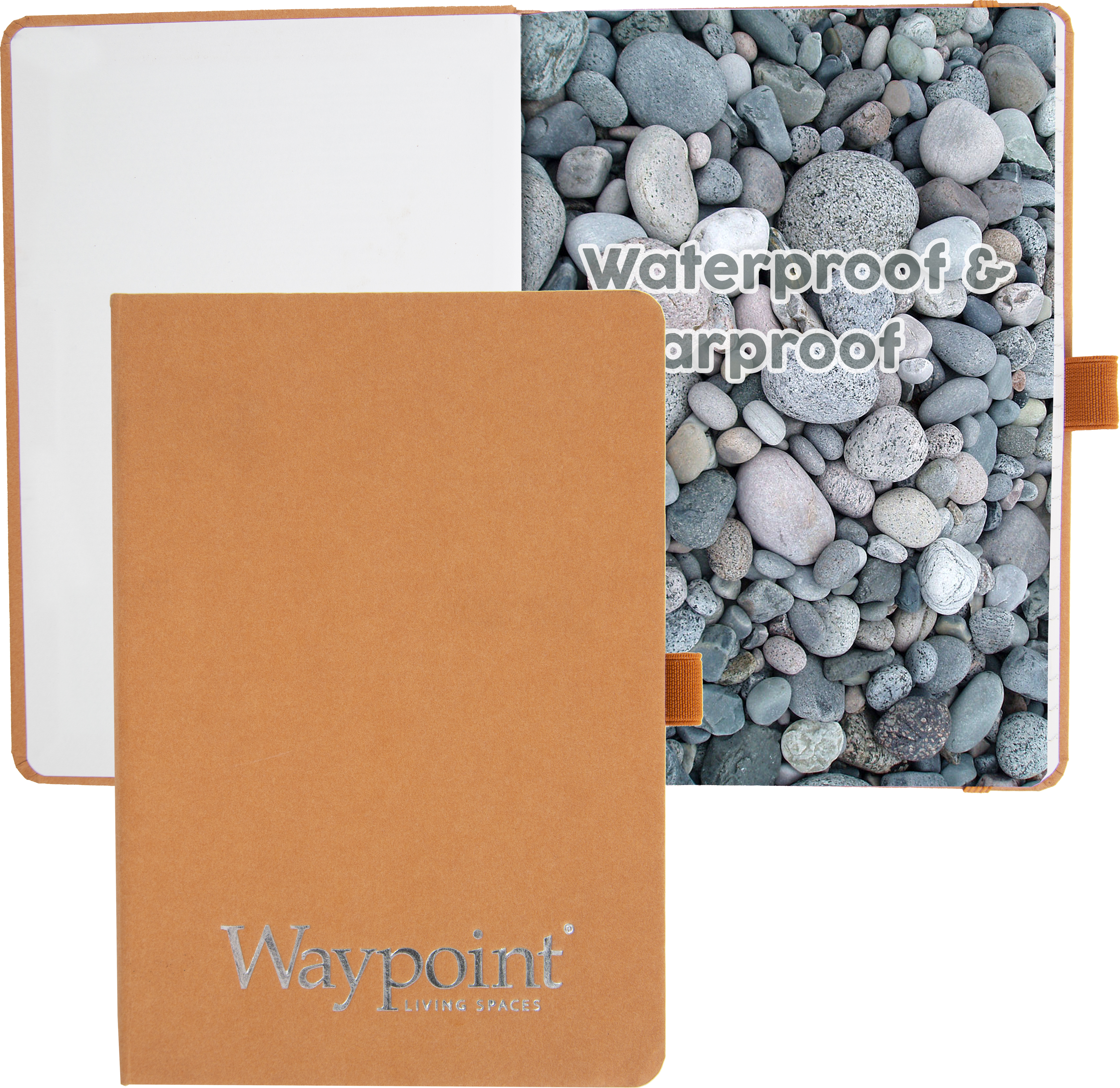Washable Kraft Stone Bound Journal™ w/ Tip-In