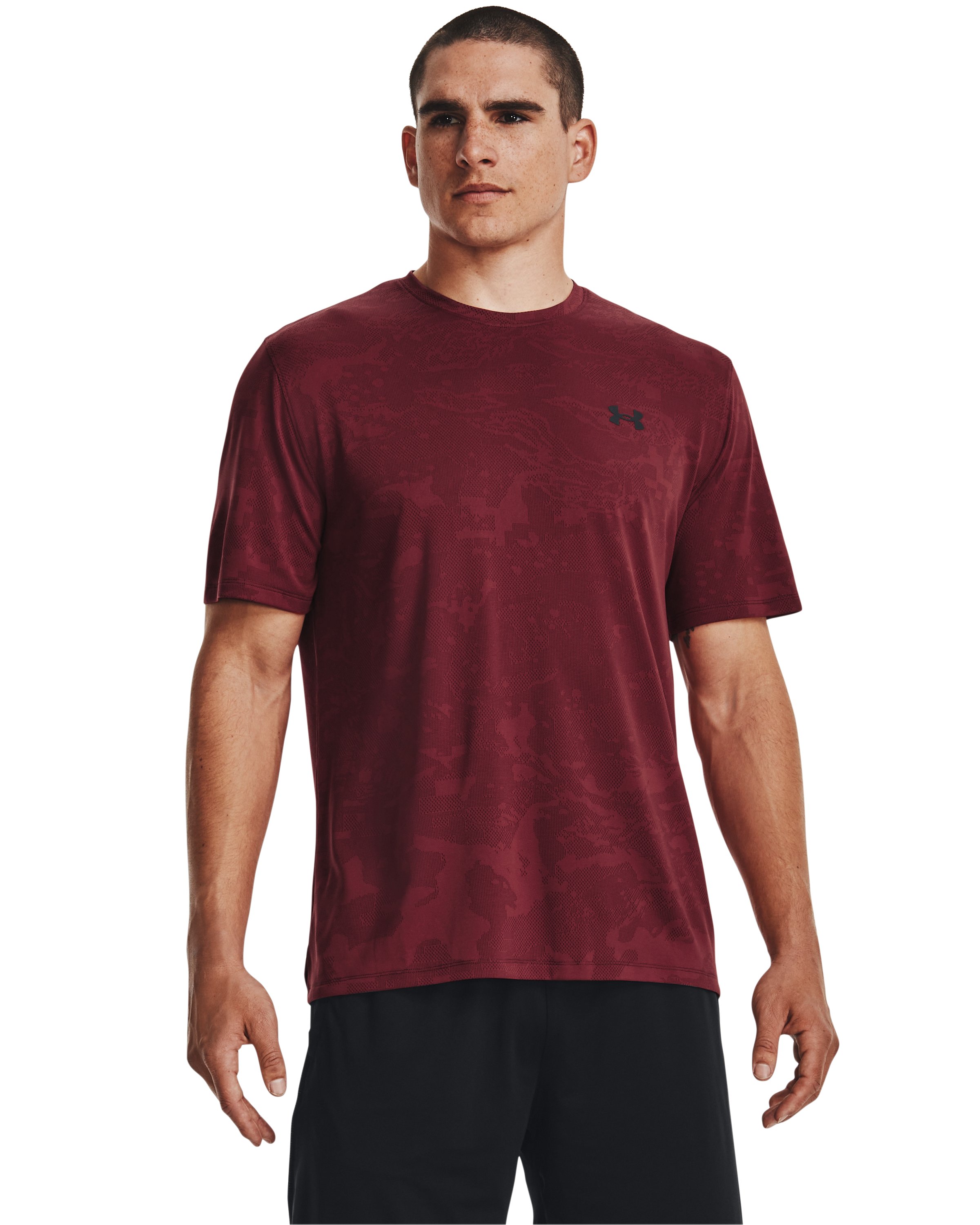 UA Vent Camo Men's Training Short Sleeve 4