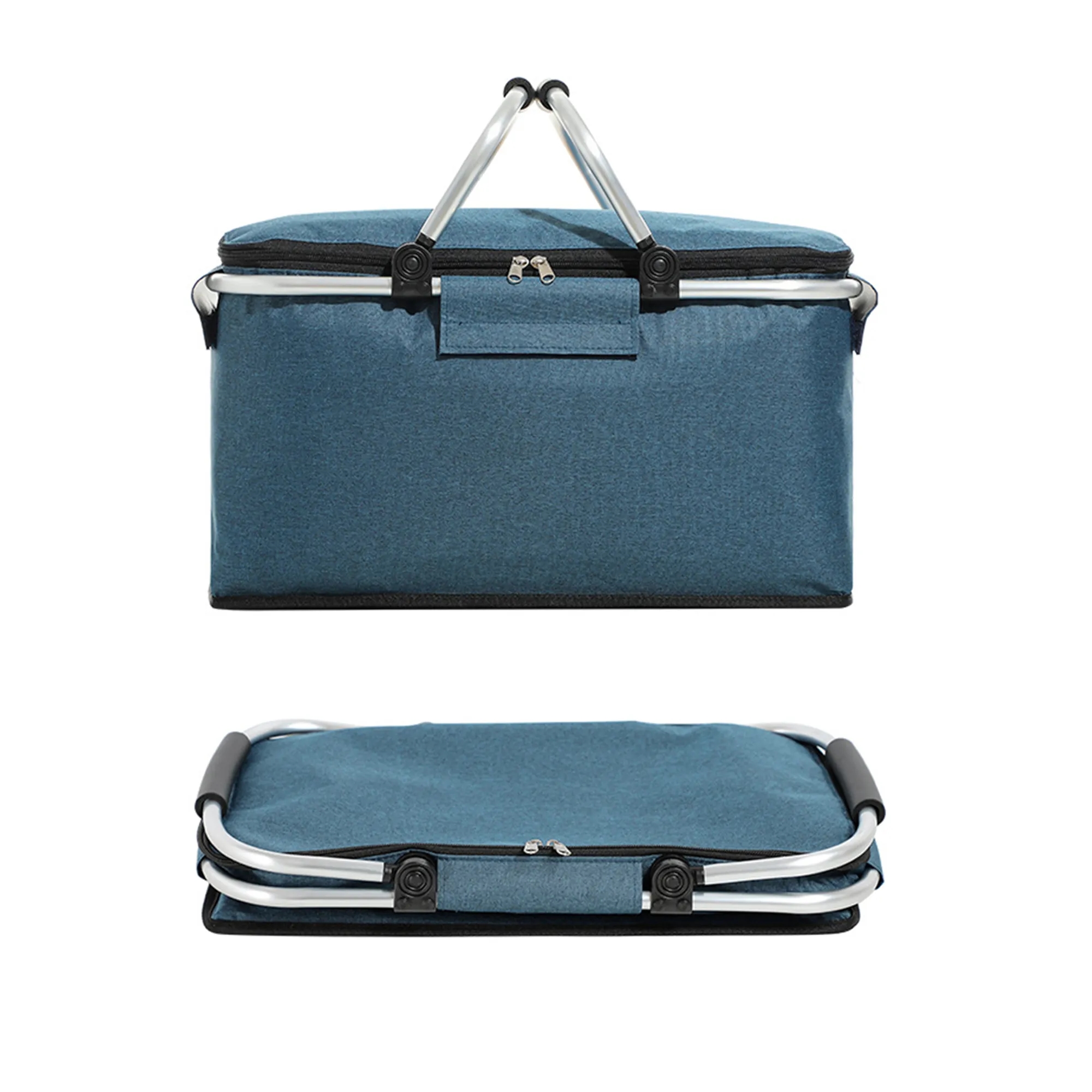 Foldable Insulation Travel Bag Insulated Picnic Basket 4