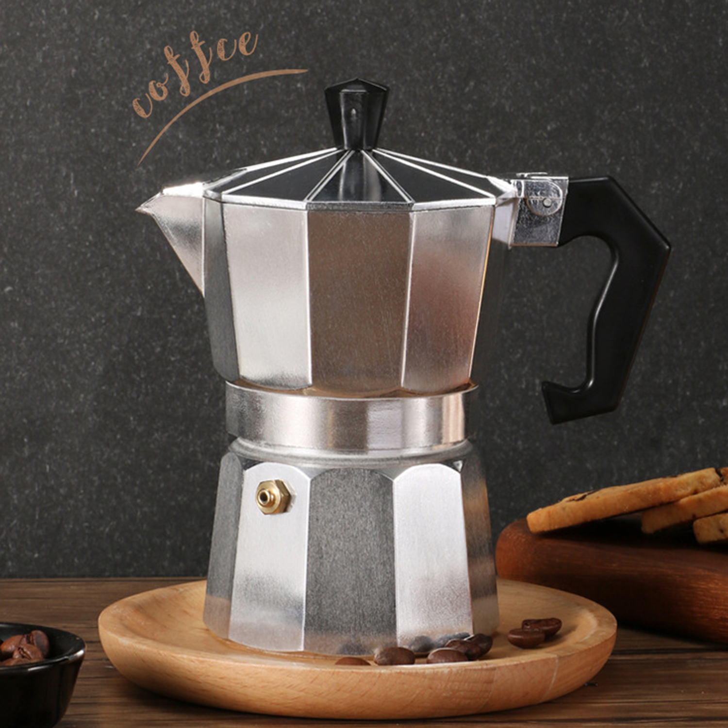 3 Cup Aluminum Stovetop Coffeemaker 4