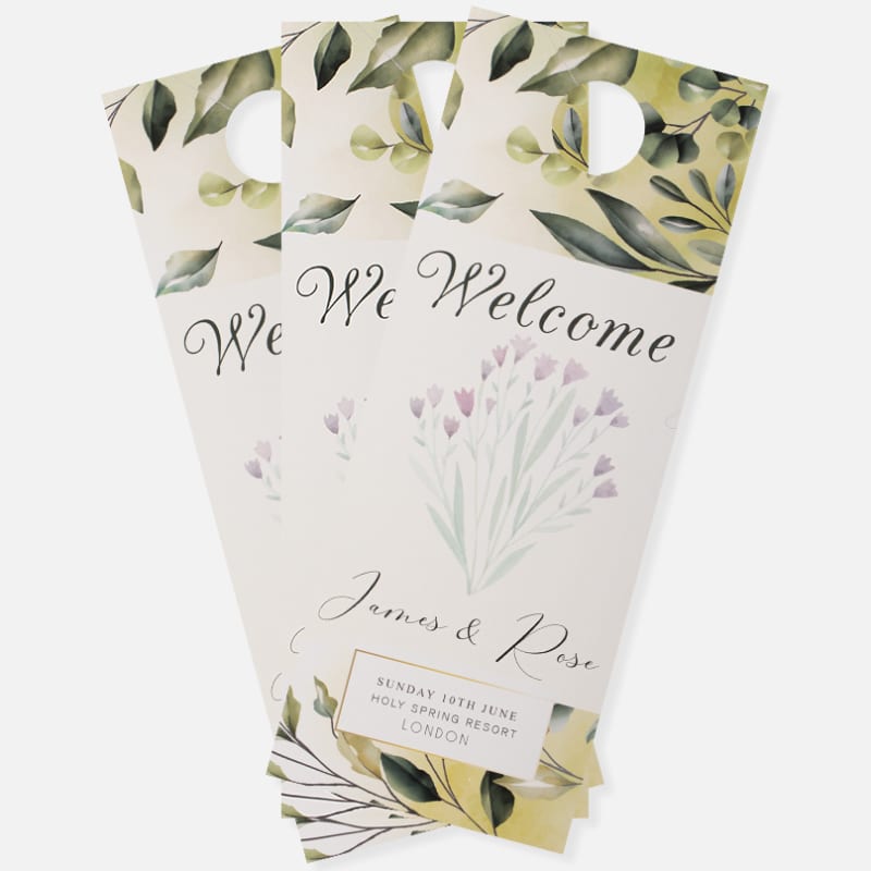 4.25 X 11 Inch Full Color Door Hanger 10