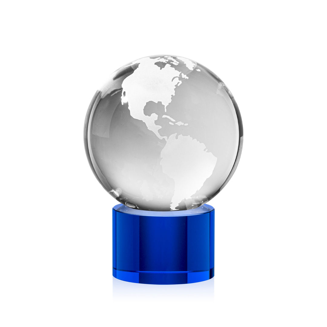 Globe Award on Marvel Base - Blue 4