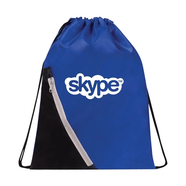 Donato Zipper Drawstring Backpack 3