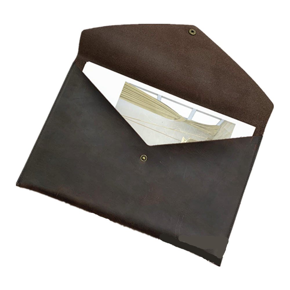 Vintage Leather Paper Document Case 1