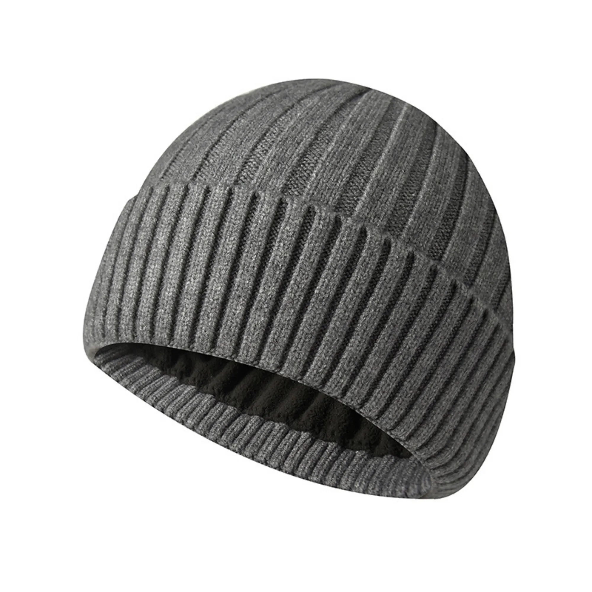 Fleece Lined Winter Knit Beanie Hat 6