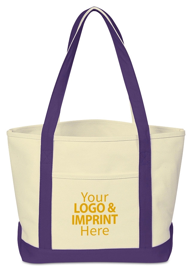 Canvas Tote Boat, custom tote bag with logo imprint 2