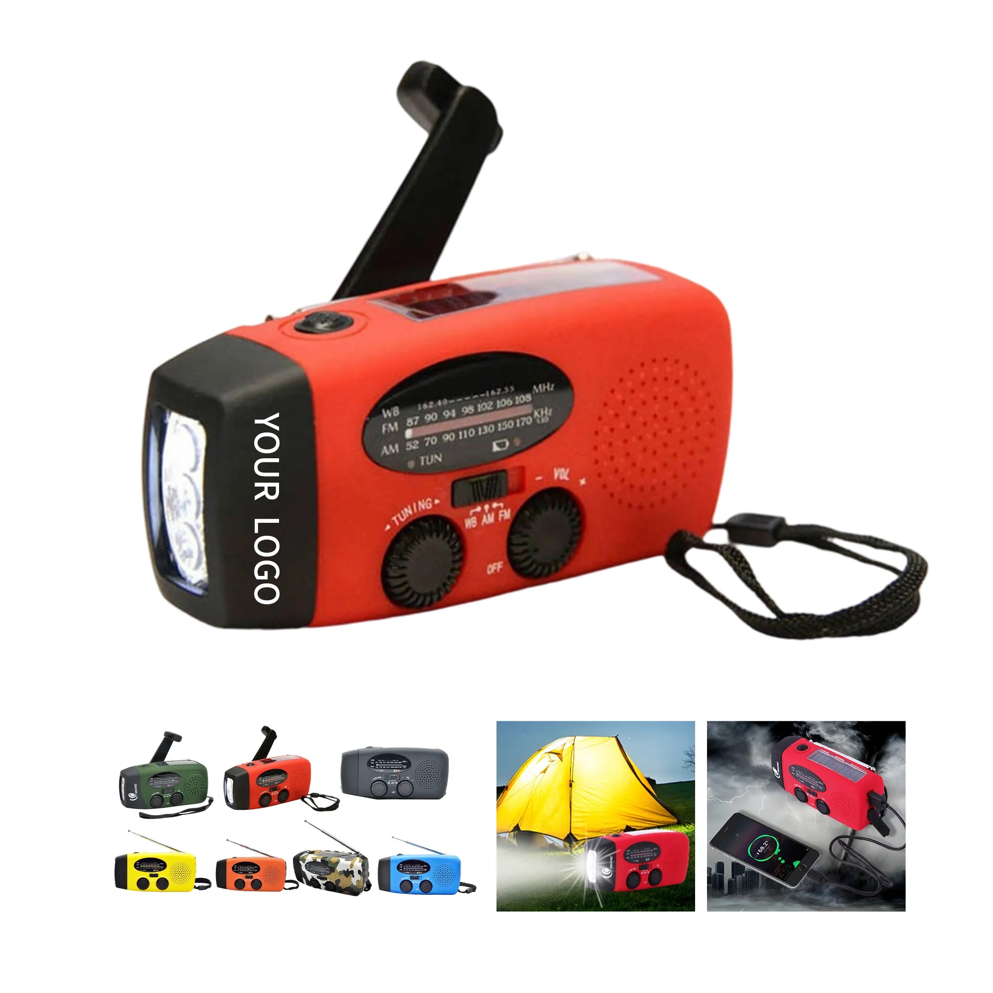Solar Hand Crank Emergency Radio 2