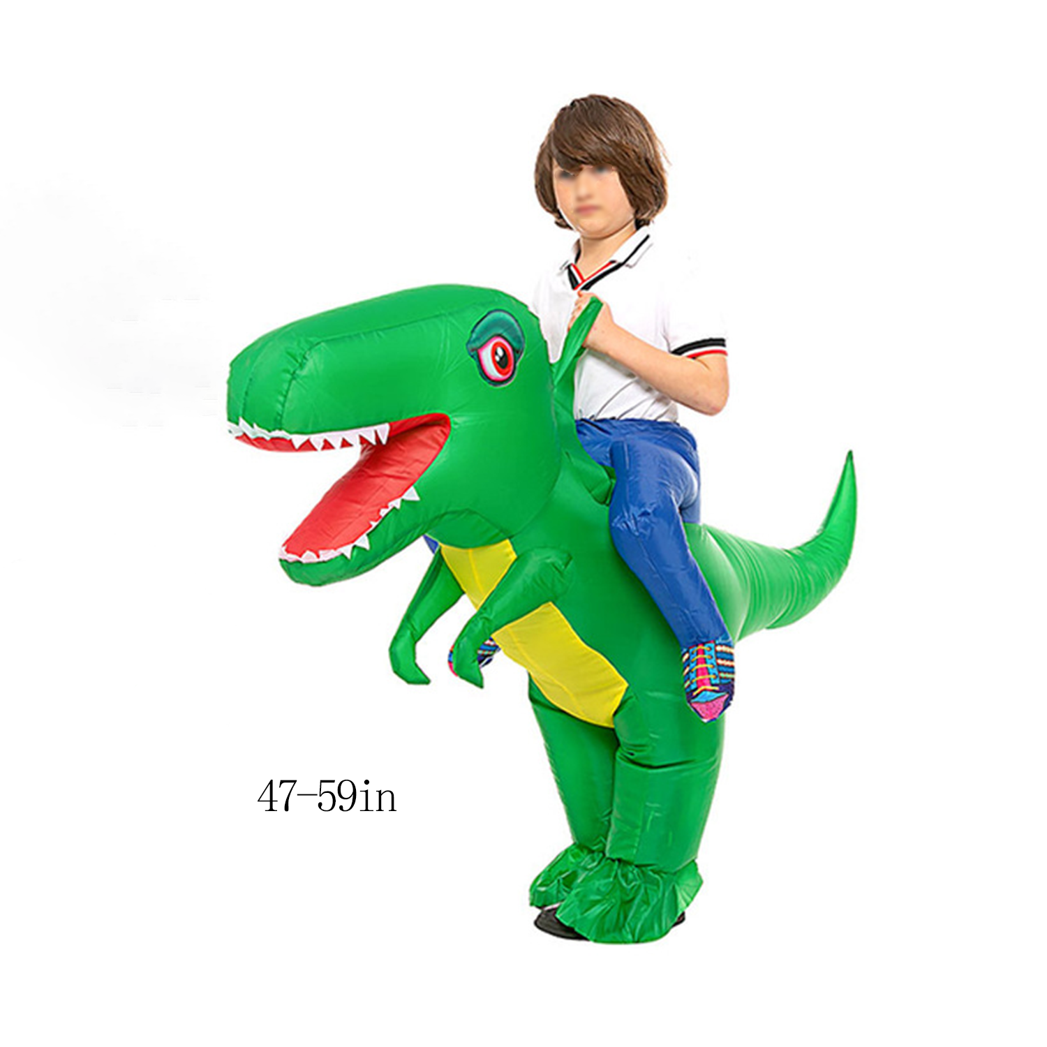 Halloween Kid's Riding Dinosaur Inflatable Costume 5
