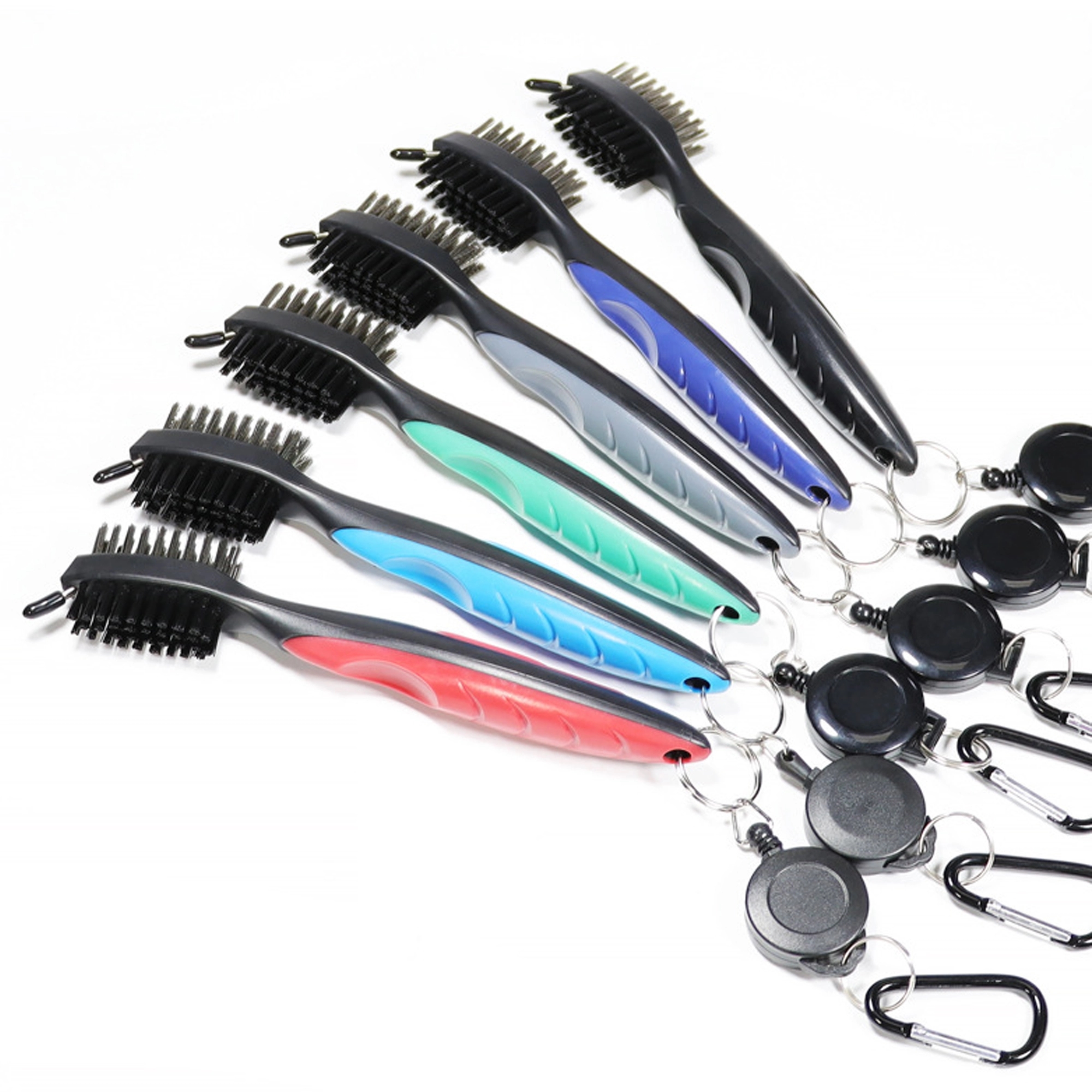 Retractable Double Side Brush With Clasp 1