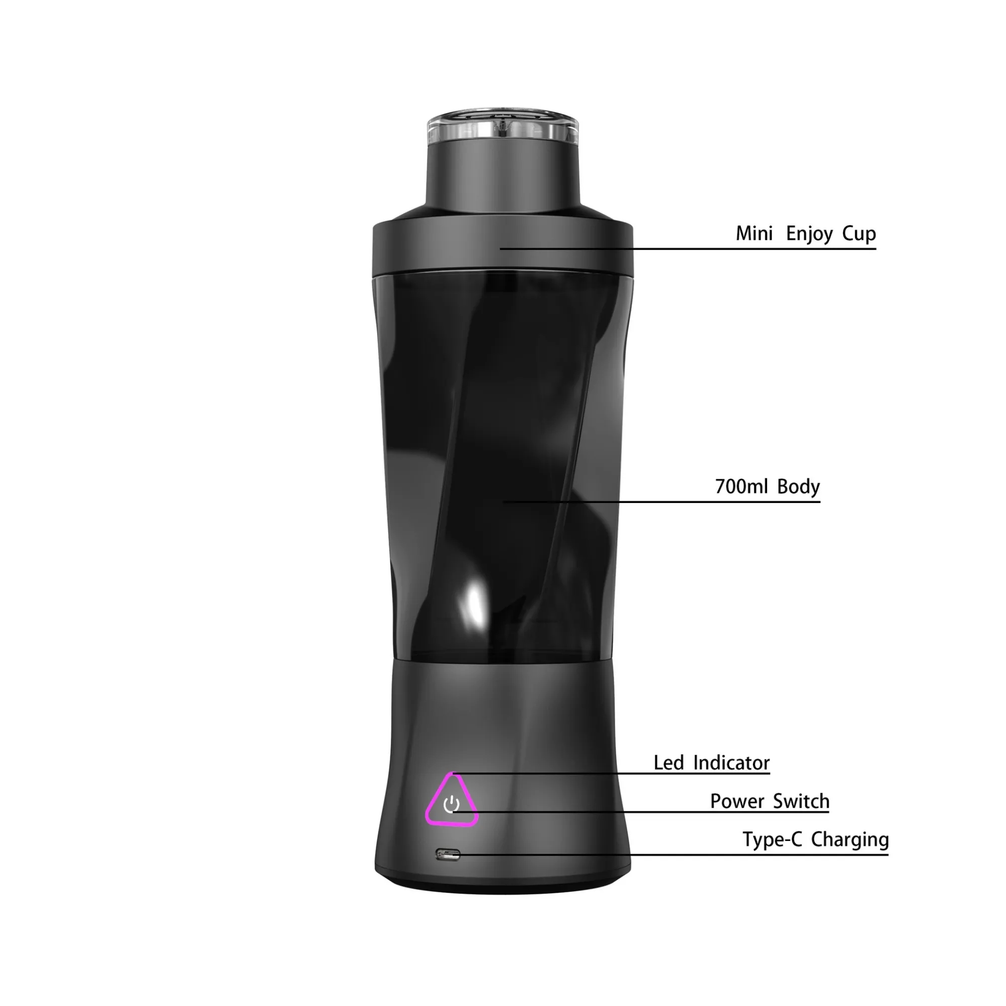 23oz Portable Multi-Function Juicing Cup 6
