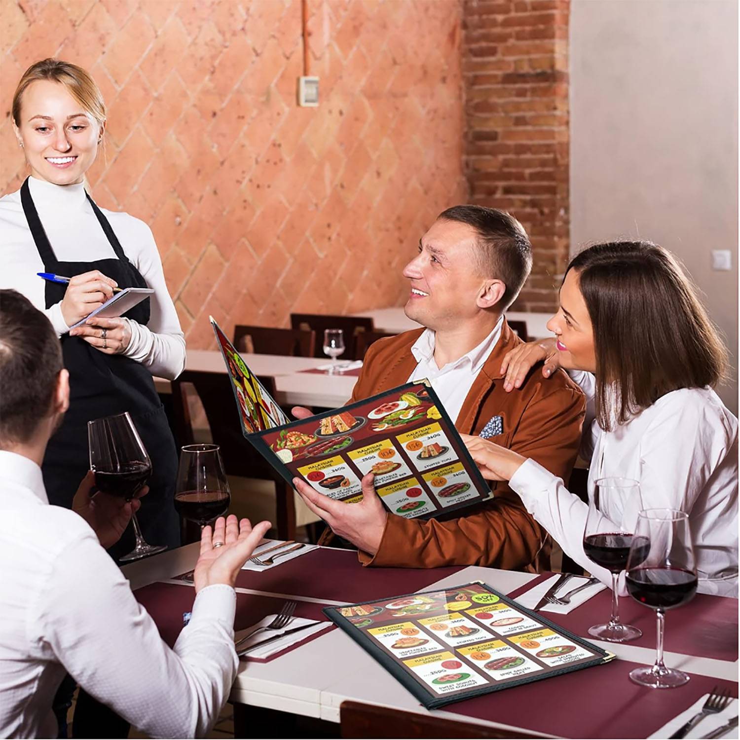 Transparent Menu Cover 6