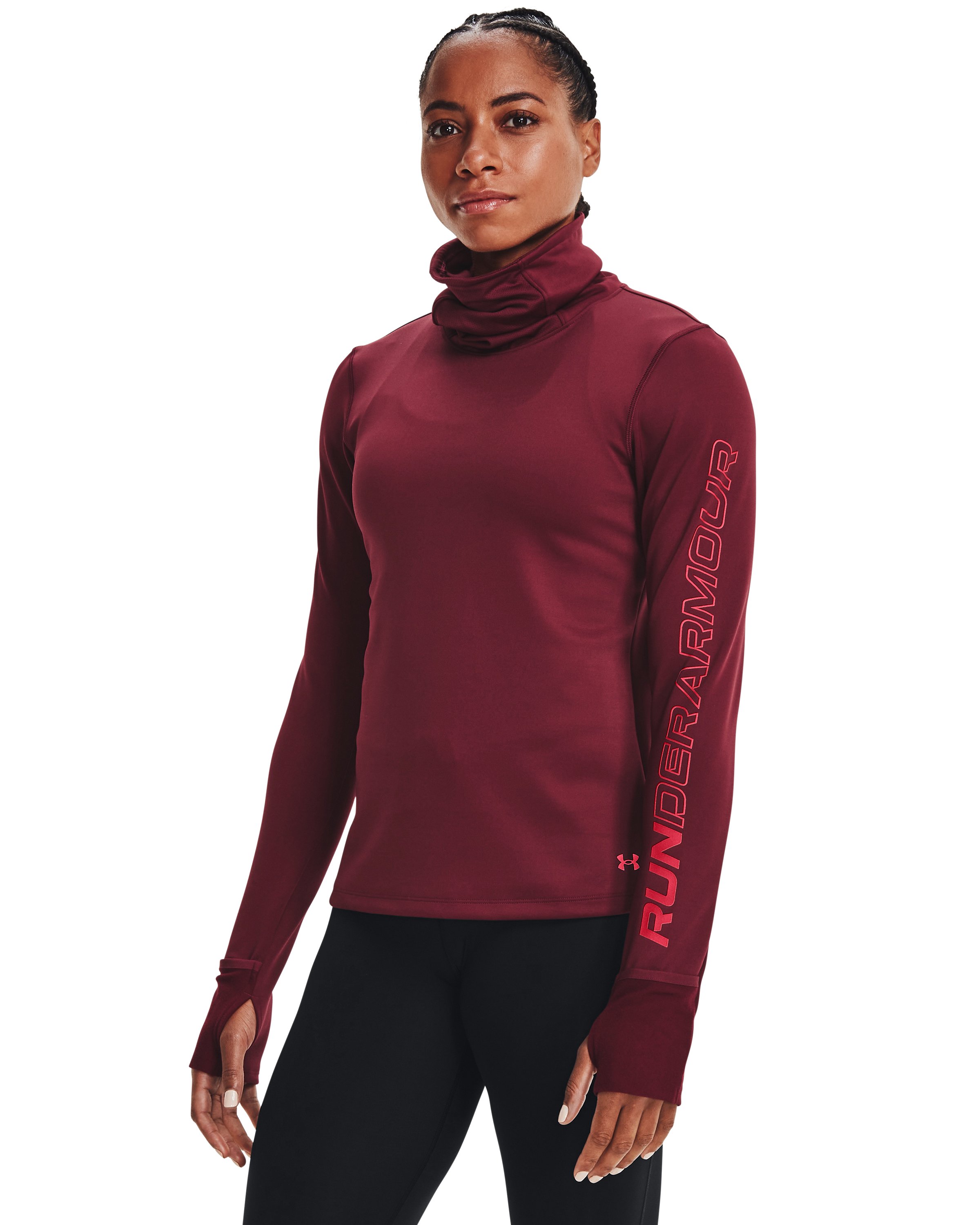 UA Empowered Women's Funnel Neck 3