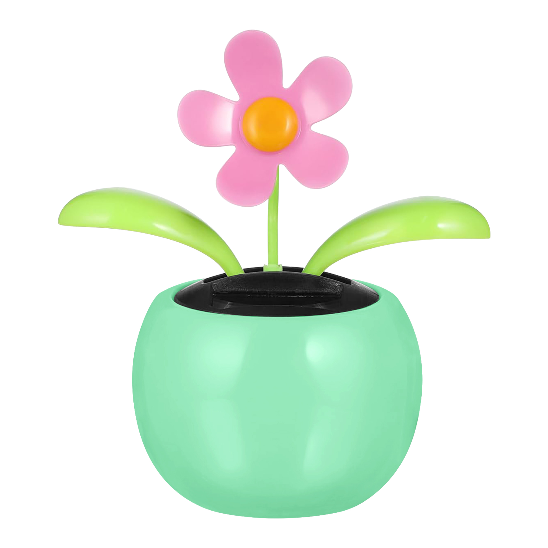Solar Powered Dancing Flower Car Decor 19
