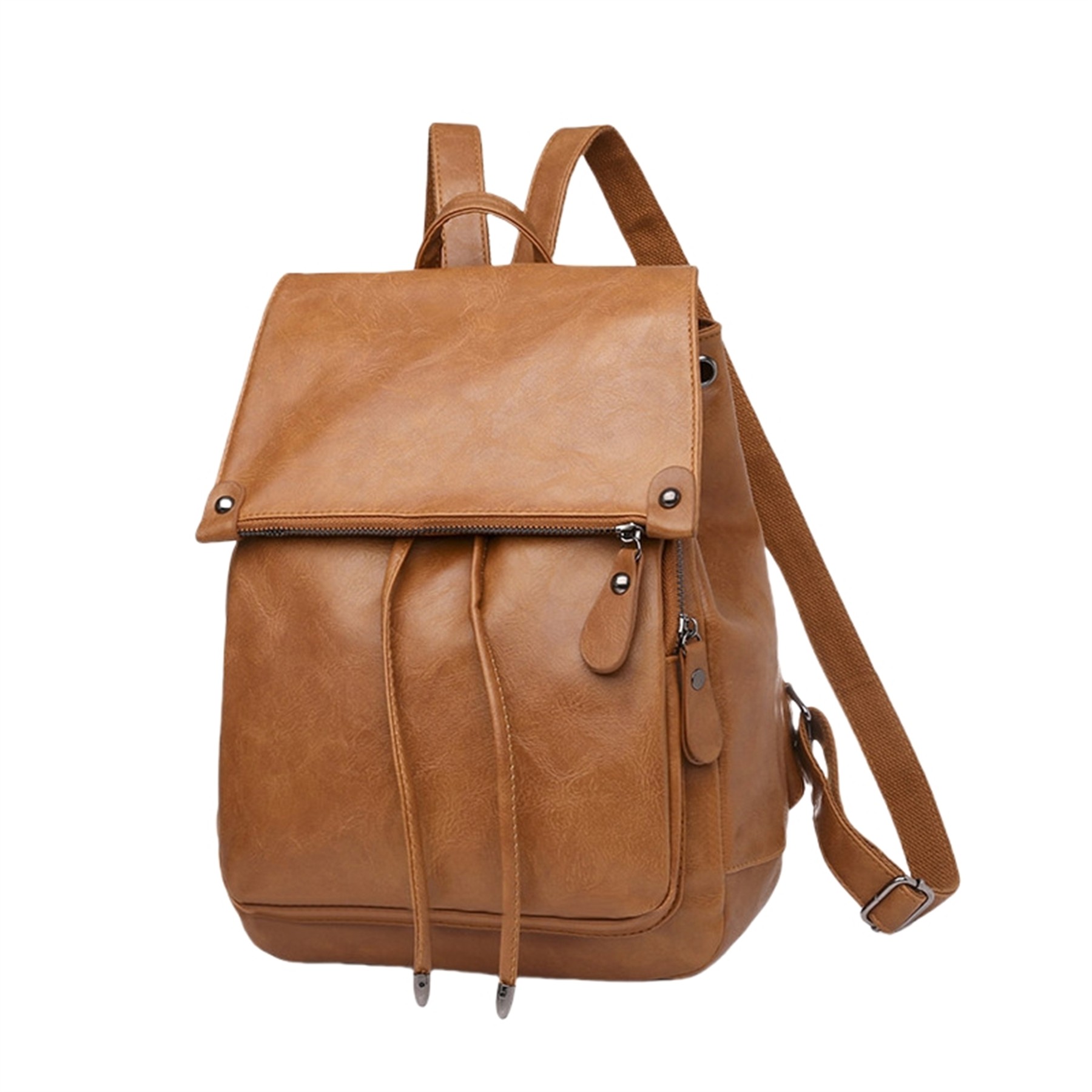 Soft leather backpack 6