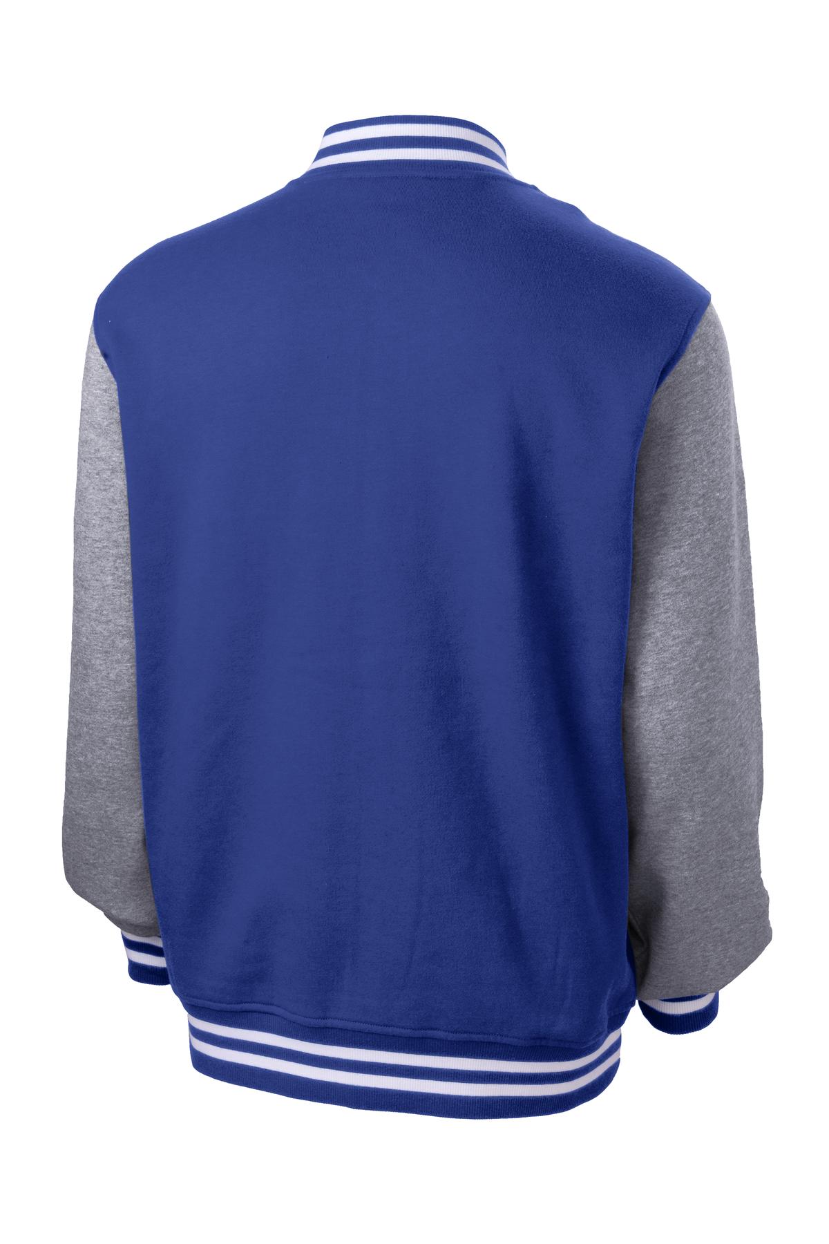 Sport-Tek Fleece Letterman Jacket. ST270 17