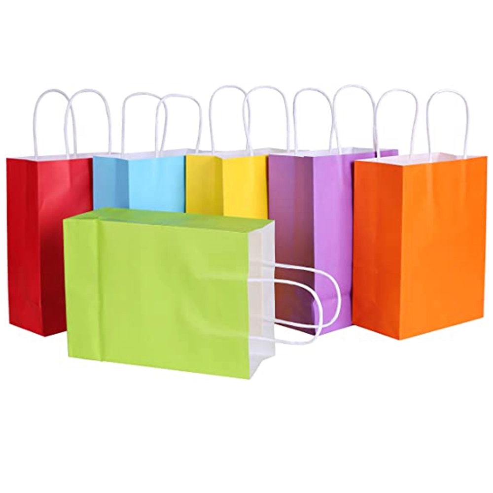 Colored Kraft Bags 5