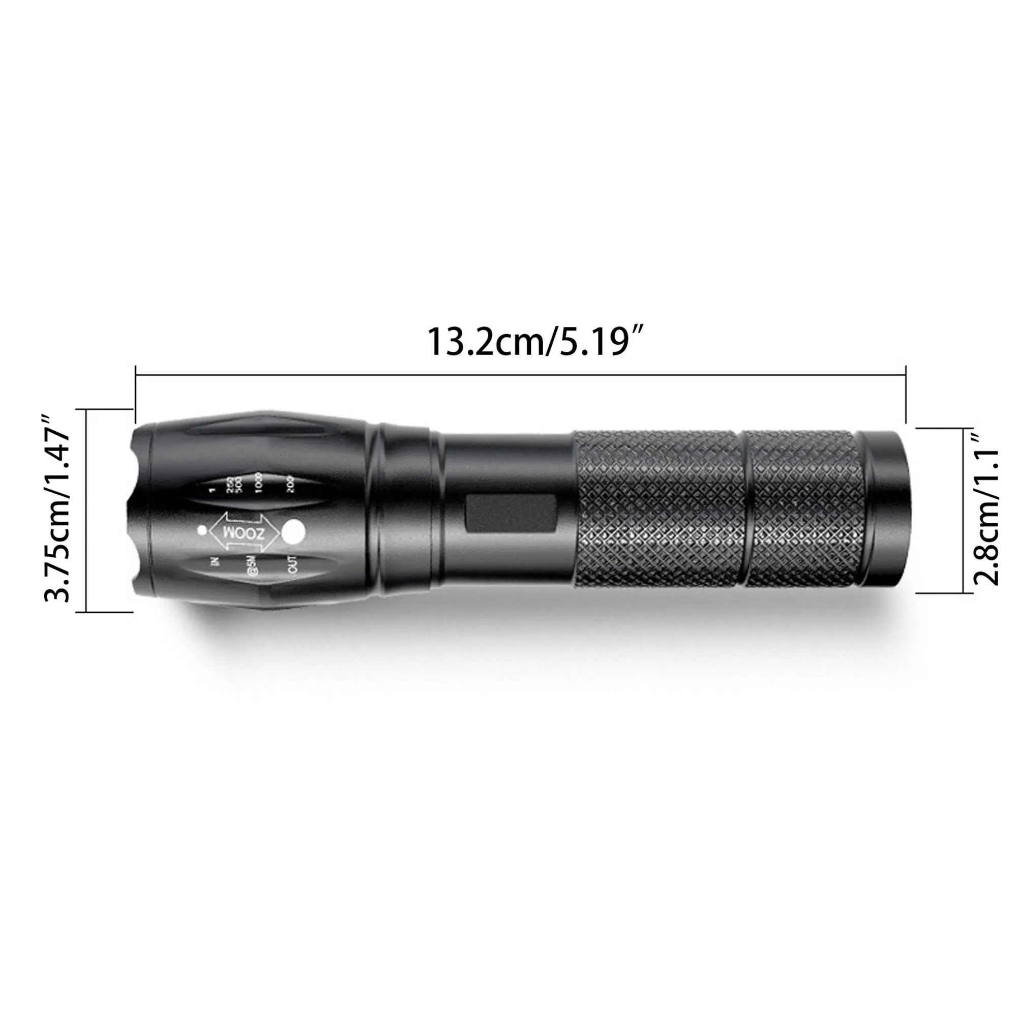 Aluminum Alloy A300 Strong Light Flashlight 2